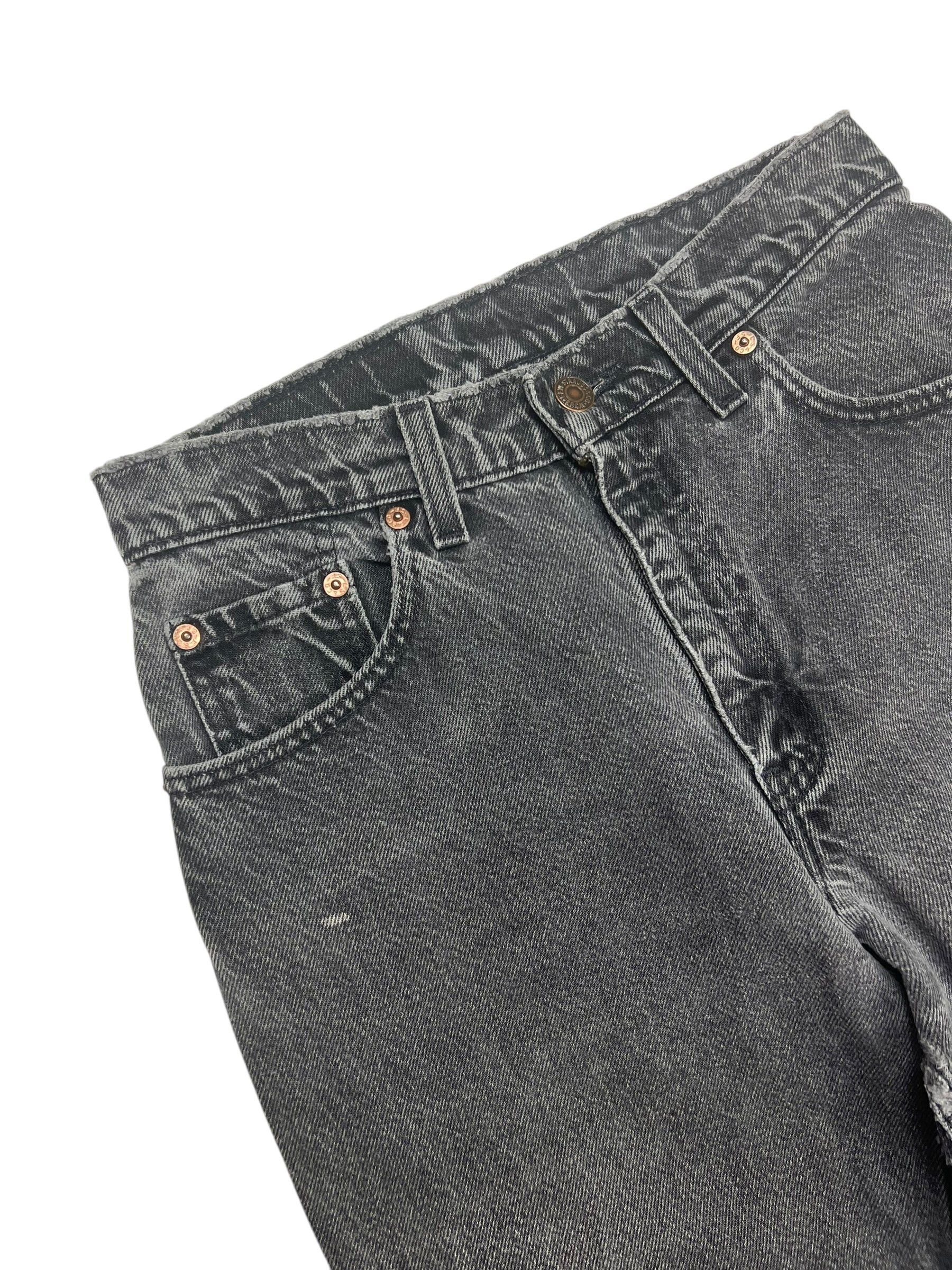 Levi's × Levi's Vintage Clothing Levi’s Extremely Faded Black 550 Jeans - 26” Size US 26 / EU 42 - 3 Thumbnail