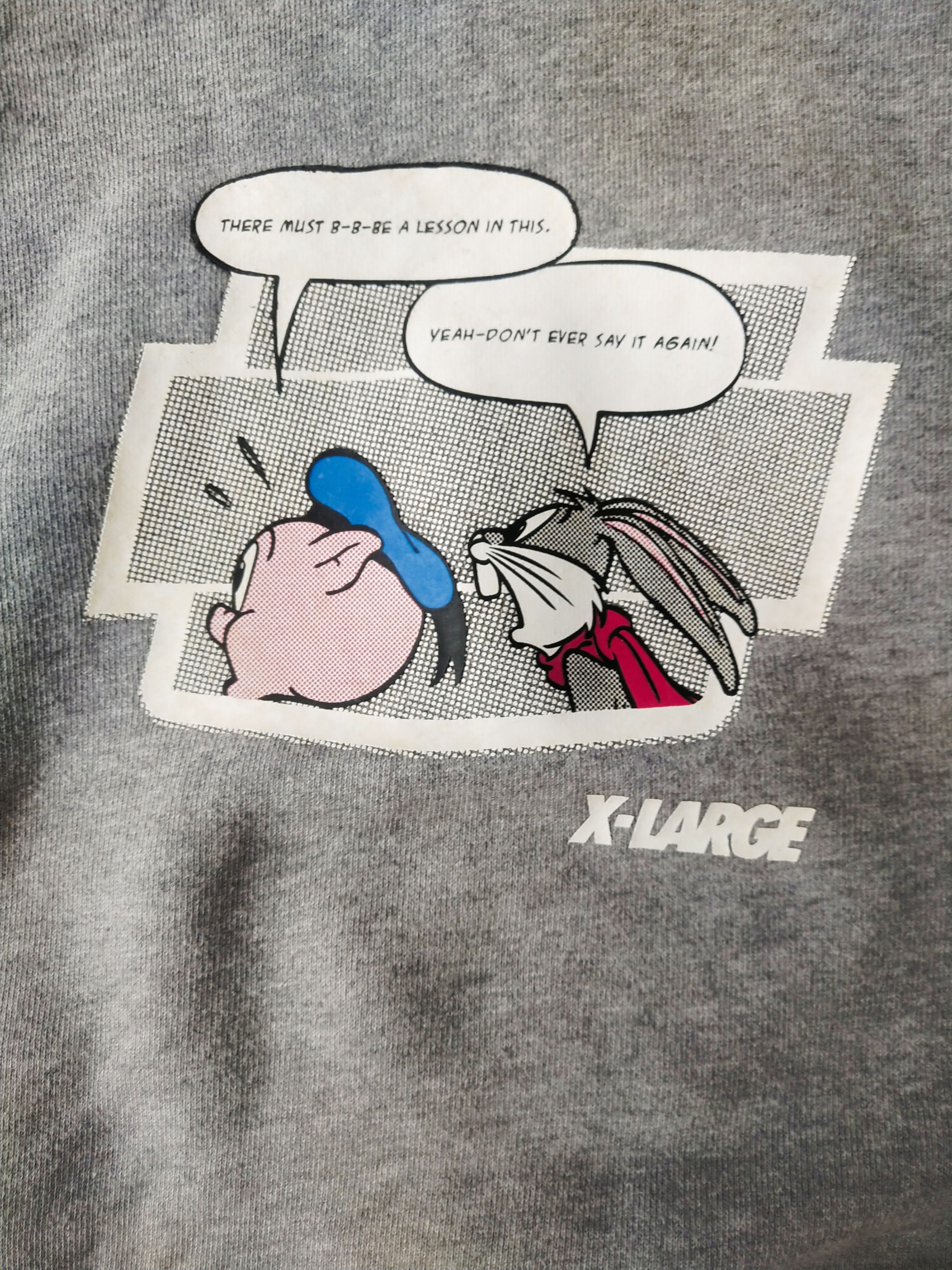 Hysteric Glamour 2015 X-Large x Looney Tunes Bugs Bunny Comic Hoodie Size US M / EU 48-50 / 2 - 2 Thumbnail
