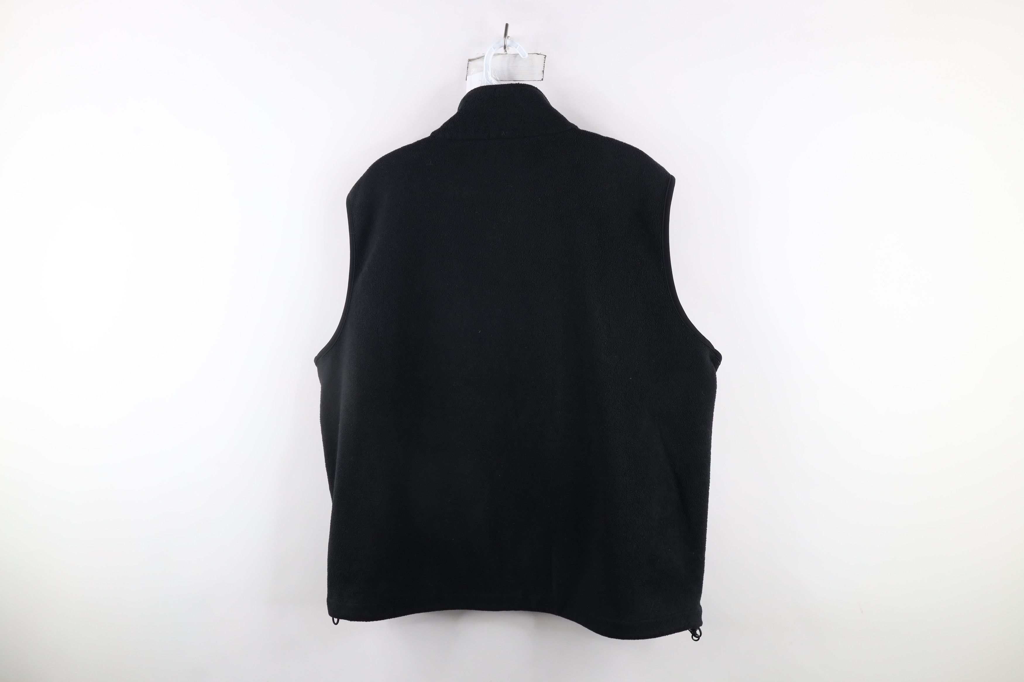 Vintage × Woolrich Woolen Mills Vintage 90s Woolrich Faded Full Zip Fleece Vest Jacket Black Size US L / EU 52-54 / 3 - 10 Thumbnail