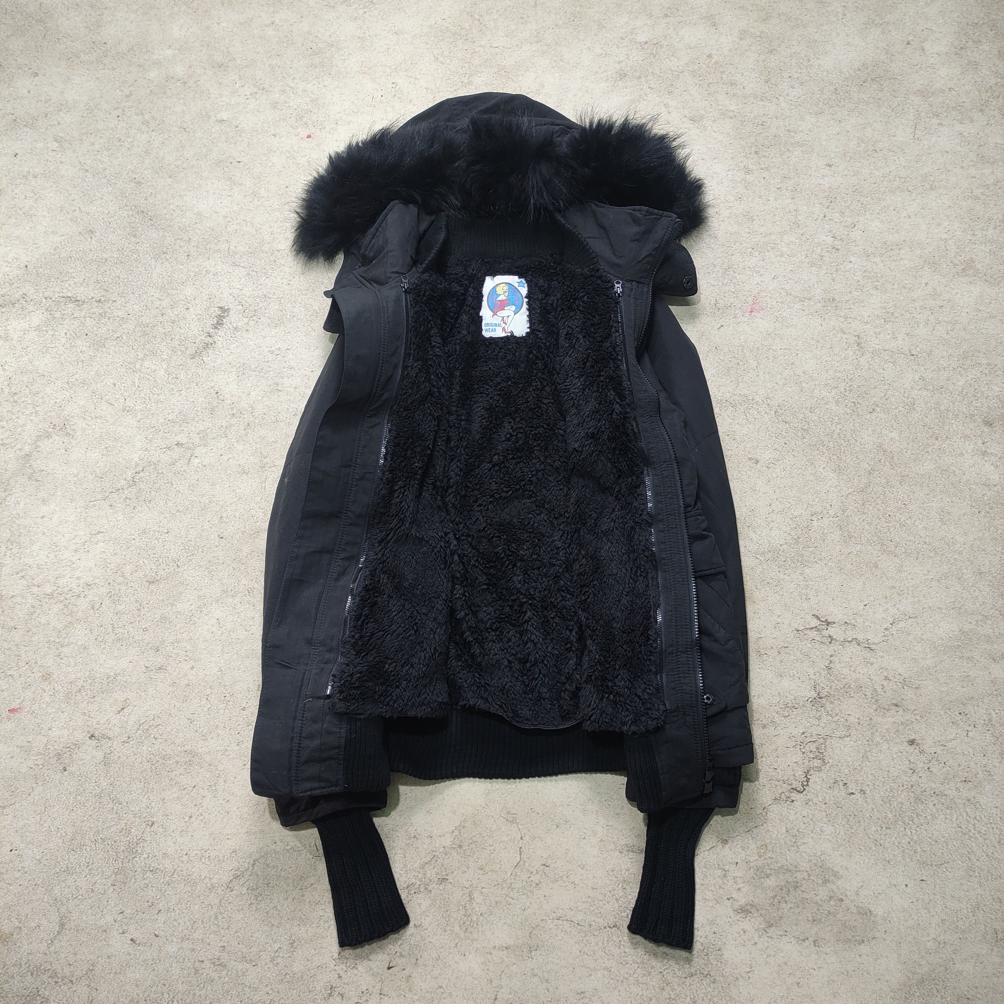If Six Was Nine SLY Bondage Fur Raccoon Jacket 2000s L.G.B Size US M / EU 48-50 / 2 - 4 Thumbnail