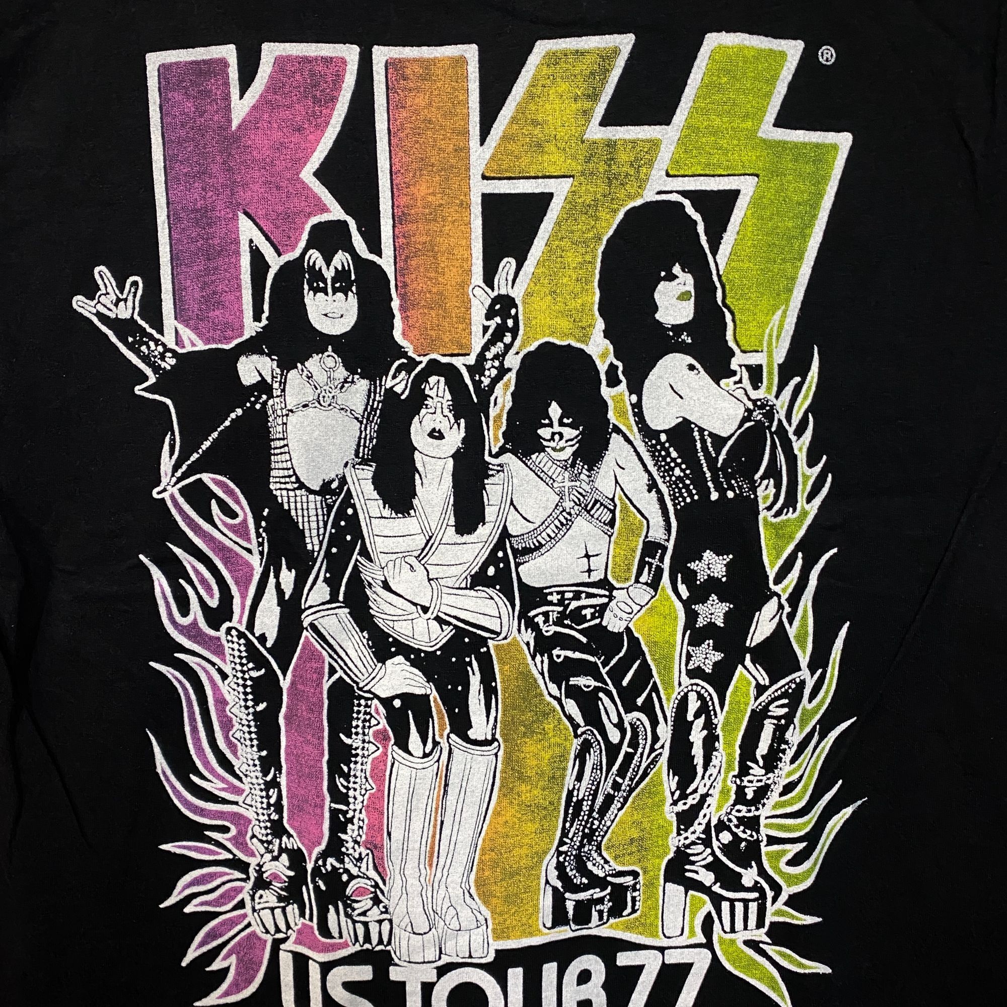KISS Kiss Tour 1977 Poster Tshirt size Medium Size US M / EU 48-50 / 2 - 2 Thumbnail