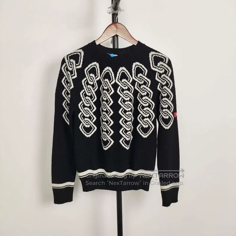 Loro Piana Loro Piana Knitted Ethnic Pattern Round Neck Striped Sweat Size XS / US 0-2 / IT 36-38 - 1 Thumbnail