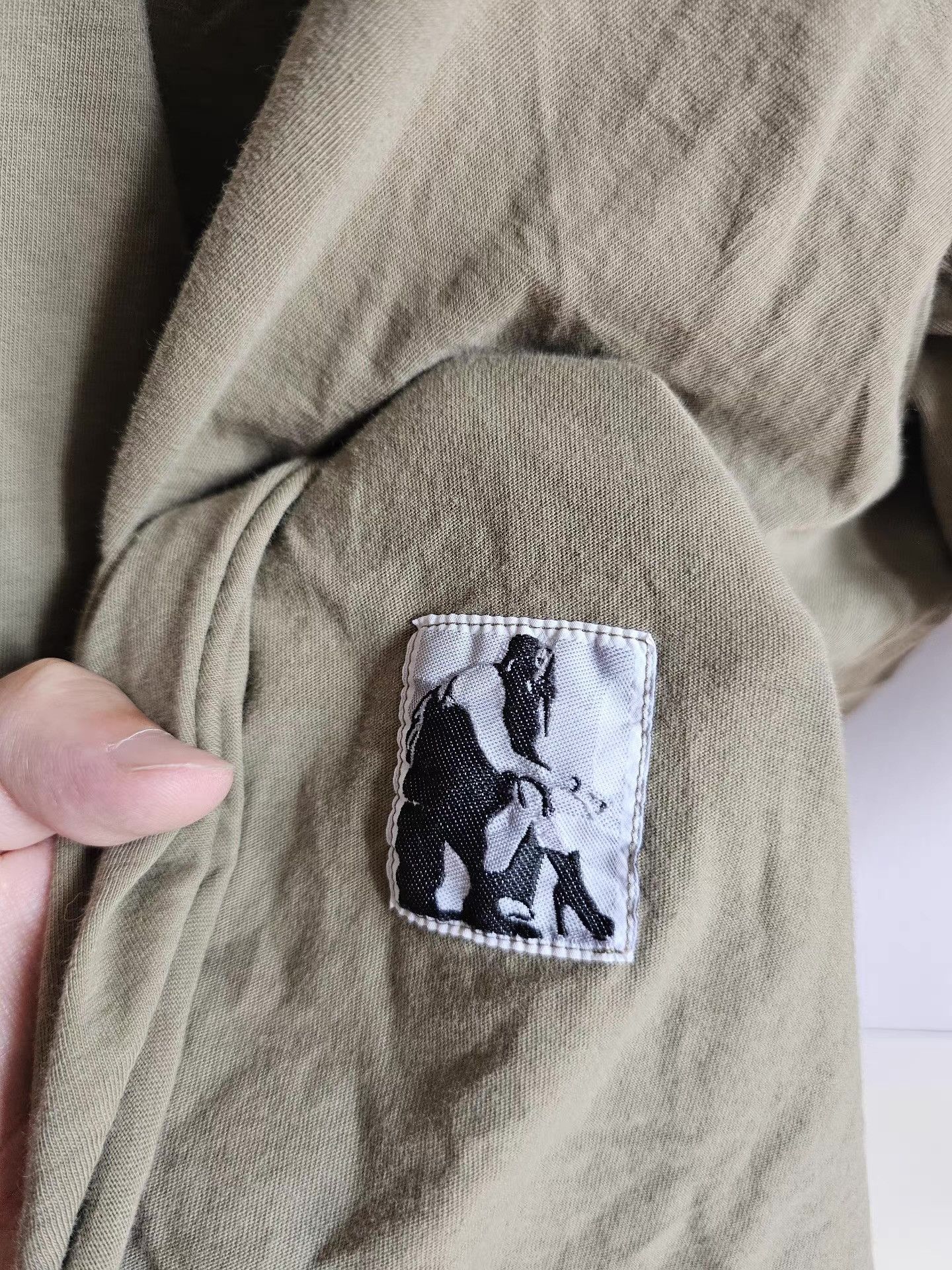 Rick Owens Rick Owens olive green short-sleeve T-shirt, Size US M / EU 48-50 / 2 - 5 Thumbnail