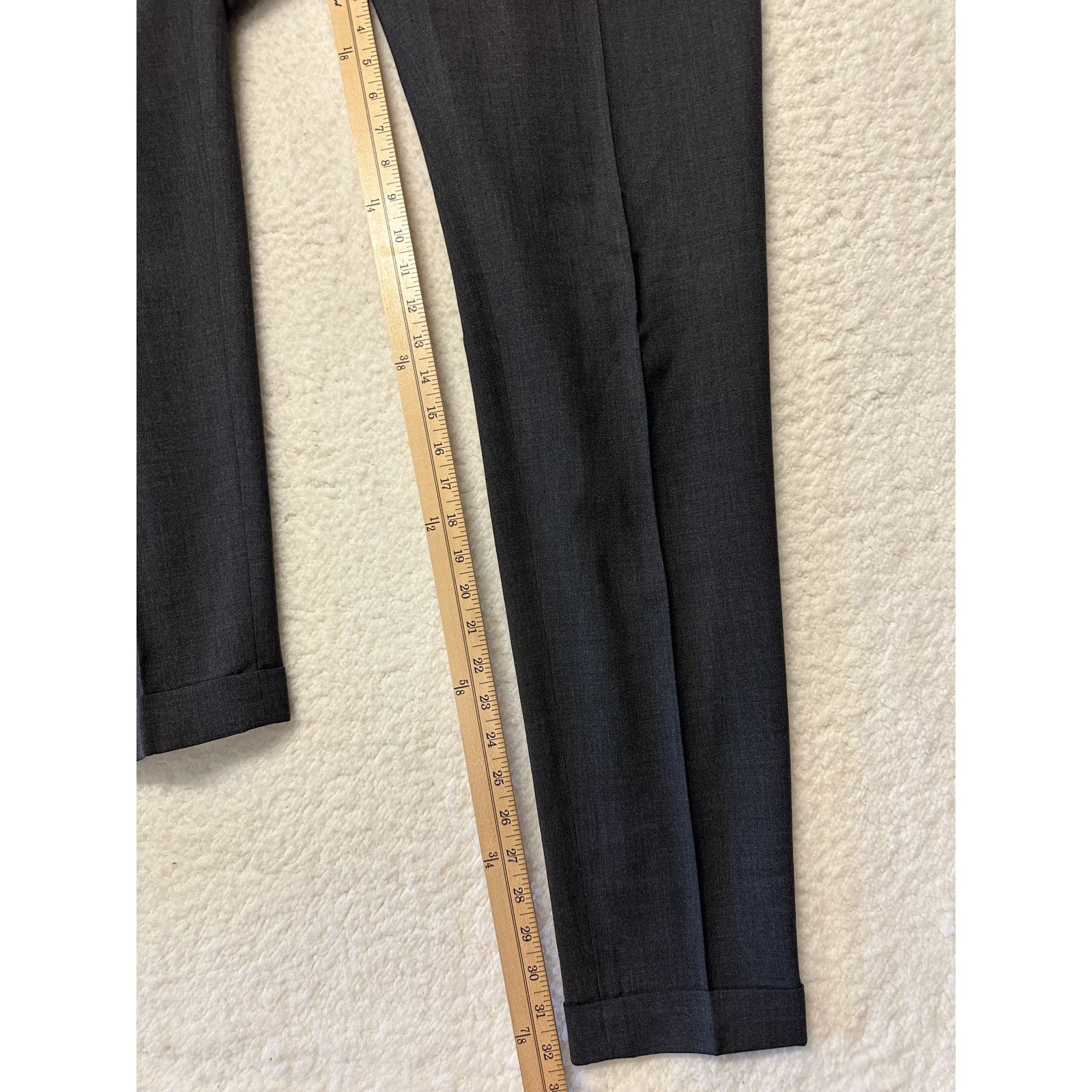 Ralph Lauren Vintage Ralph Lauren Purple Label Wool Gray Pants Size 4 Size 27" / US 4 / IT 40 - 7 Thumbnail