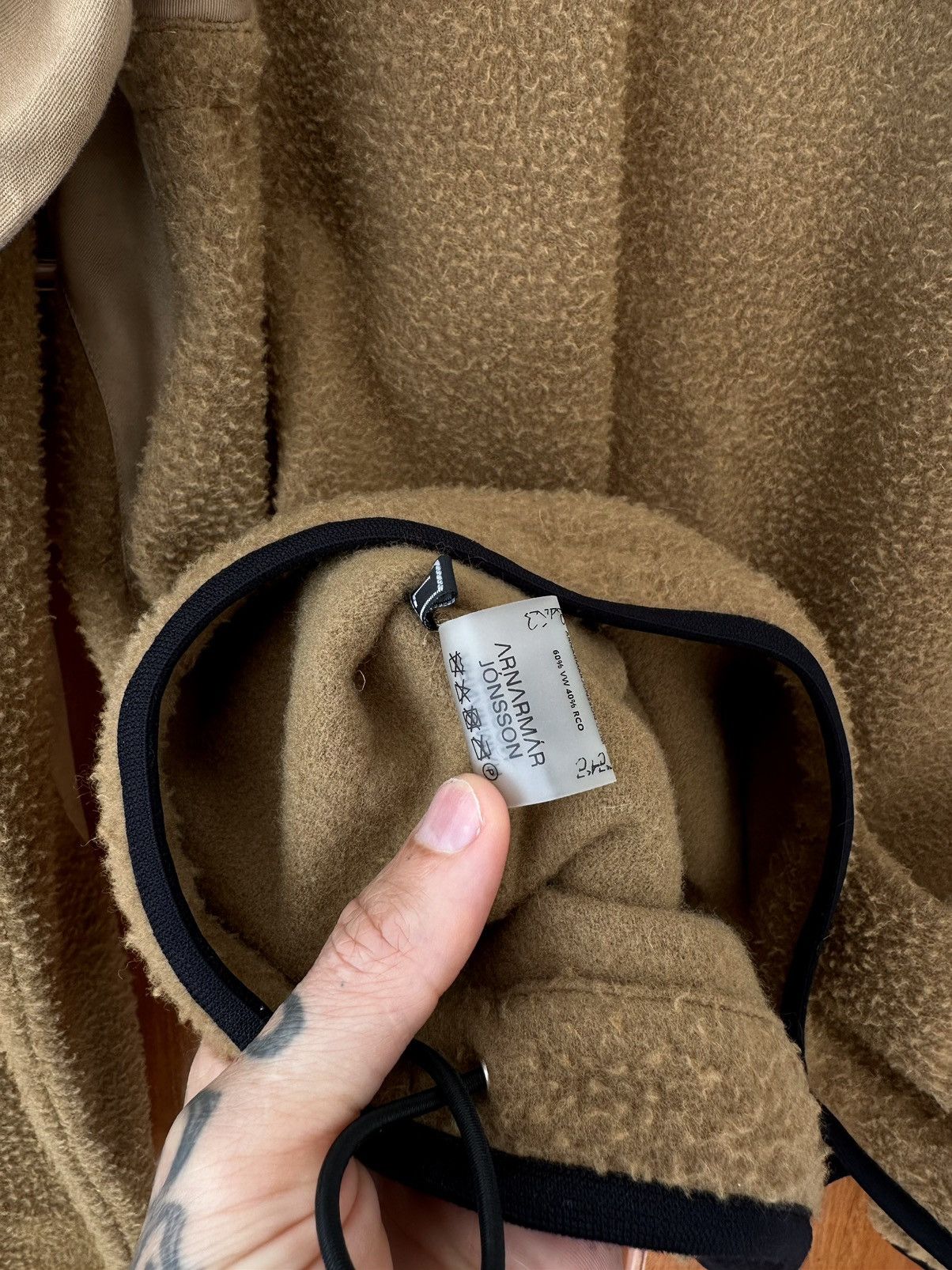Arnar Mar Jonsson Panelled Fleece Jacket - Size Large Size US L / EU 52-54 / 3 - 7 Thumbnail