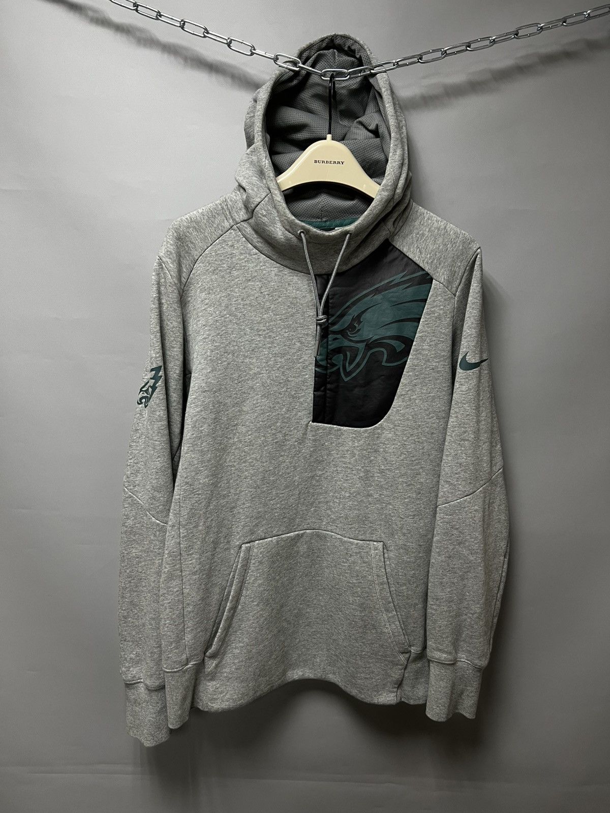 Nike Nike Philadelphia Eagles Team Apparel Hoodie Grey Size US S / EU 44-46 / 1 - 1 Thumbnail