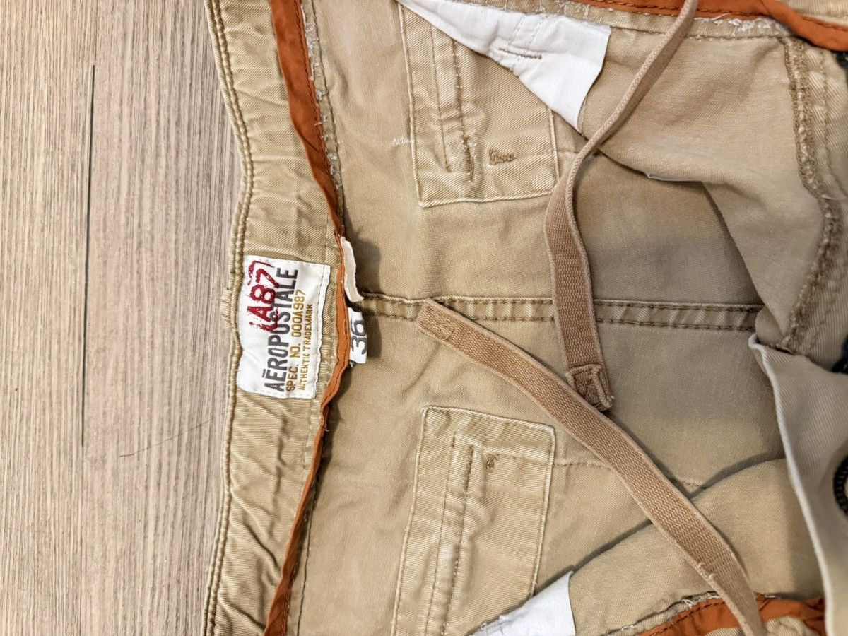 Aeropostale Y2K khaki Aeropostale cargo shorts Size US 36 / EU 52 - 5 Thumbnail