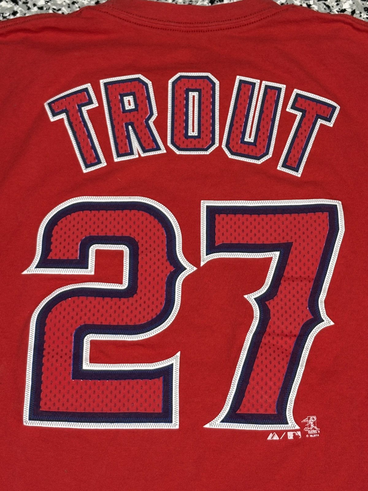 MLB Vintage MLB Anaheim Angels “TROUT #27” T-Shirt Size 2XL 0797 Size US XXL / EU 58 / 5 - 4 Thumbnail