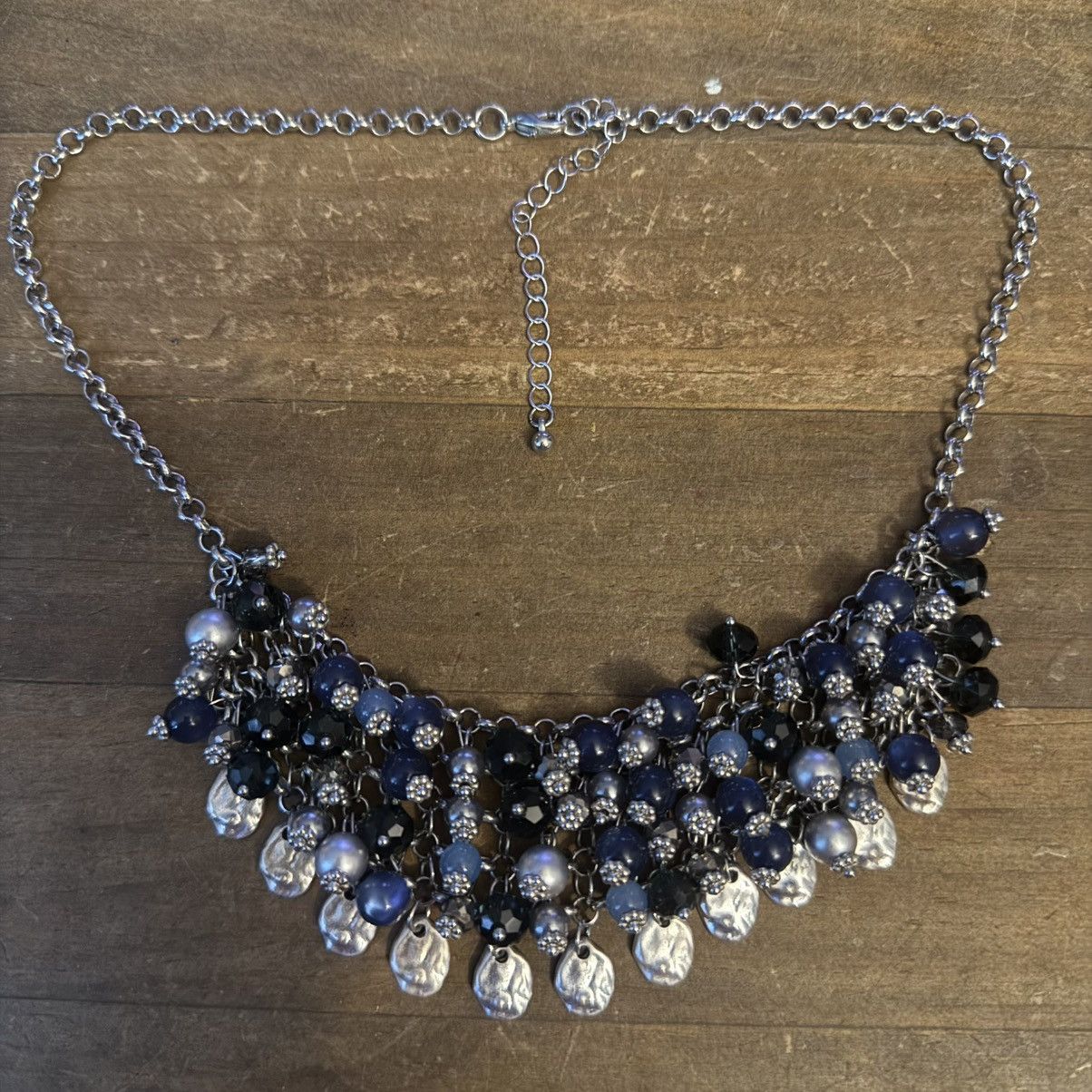 Other Silver tone multi dangle bead bib necklace Size ONE SIZE - 6 Thumbnail