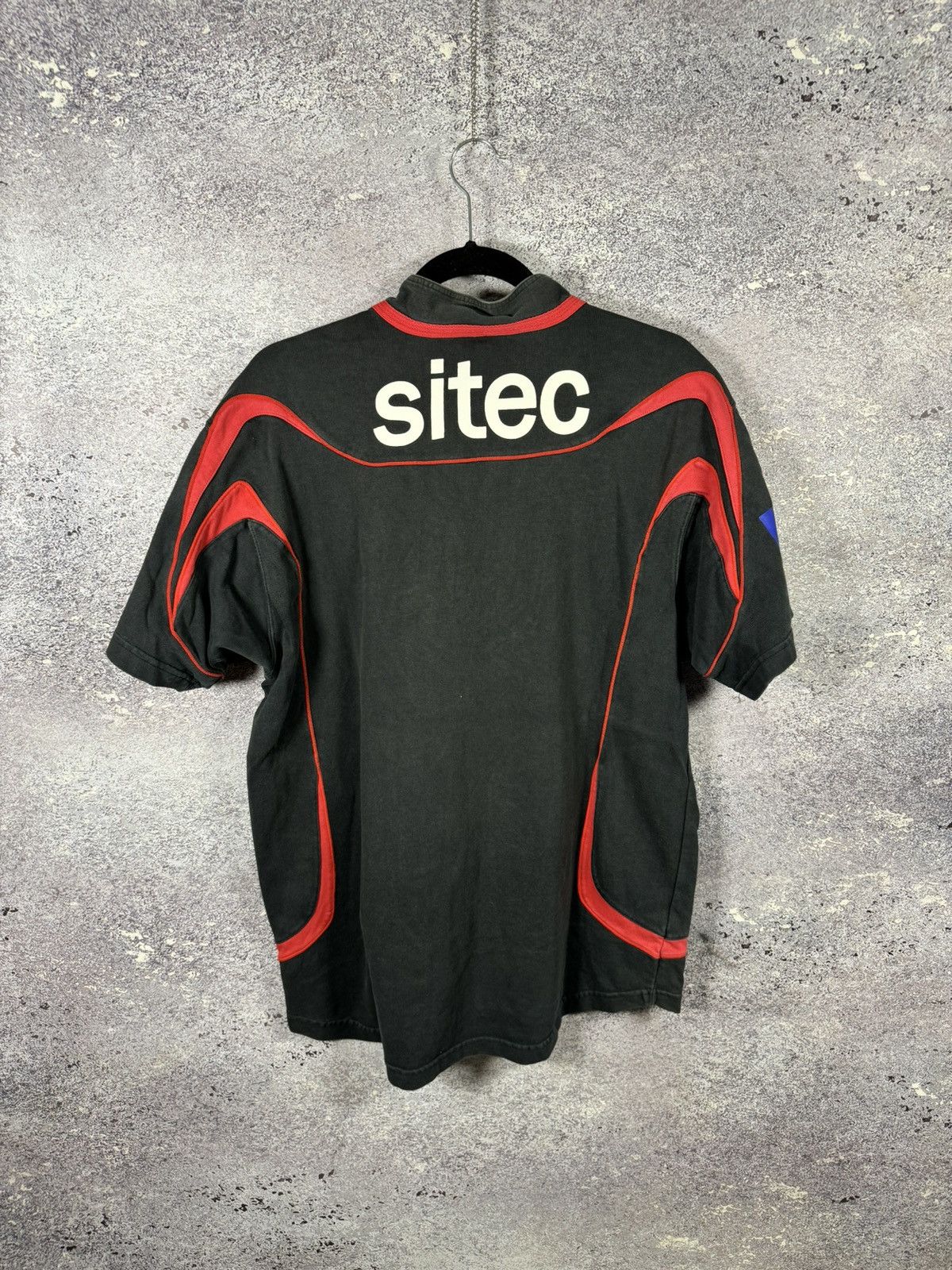 Vintage Edinburgh Union 2009 Black Rhino Rugby Jersey Maillot L sz Size US L / EU 52-54 / 3 - 11 Thumbnail