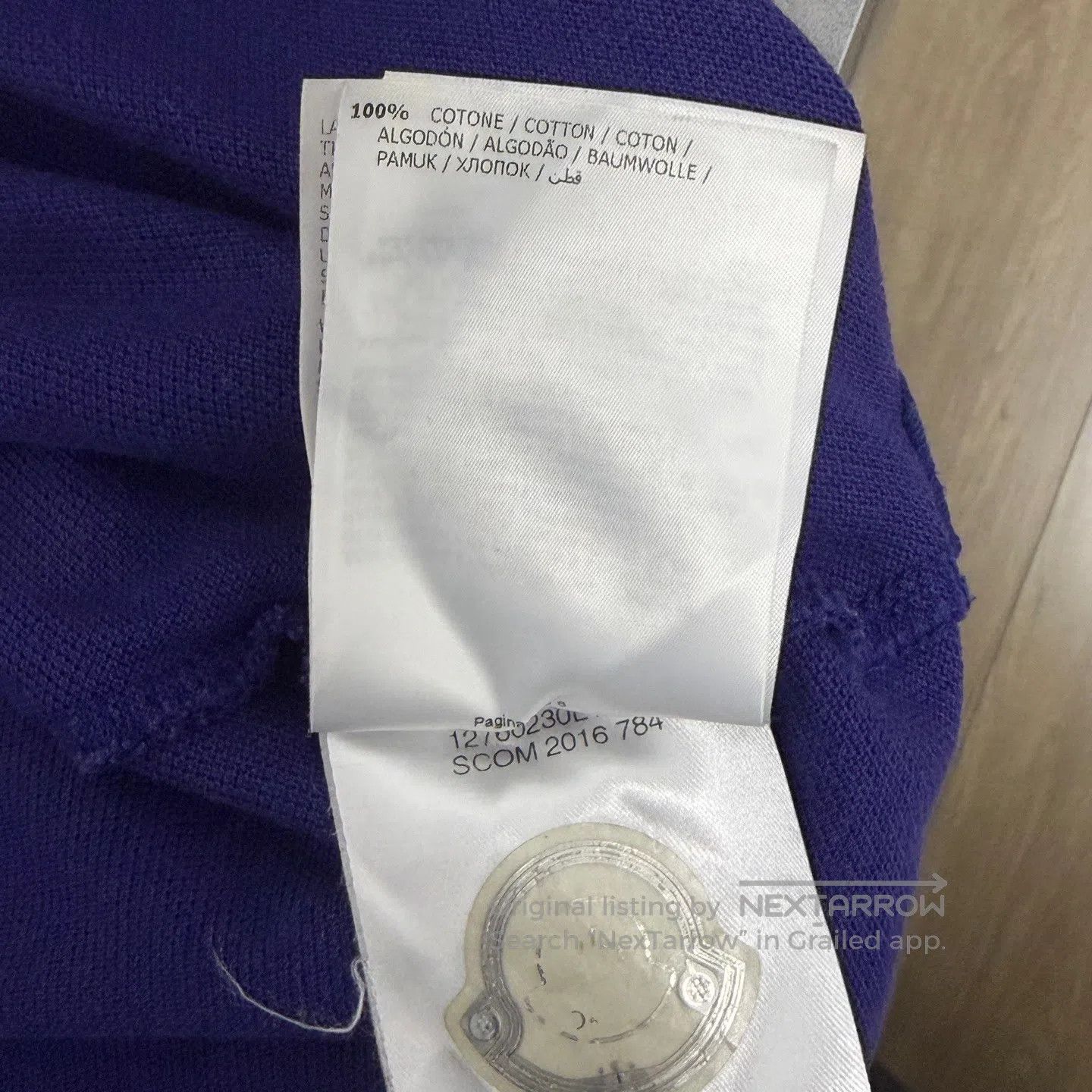 Moncler Moncler Blue Logo Short Sleeve Polo Shirt| Size US XL / EU 56 / 4 - 5 Thumbnail