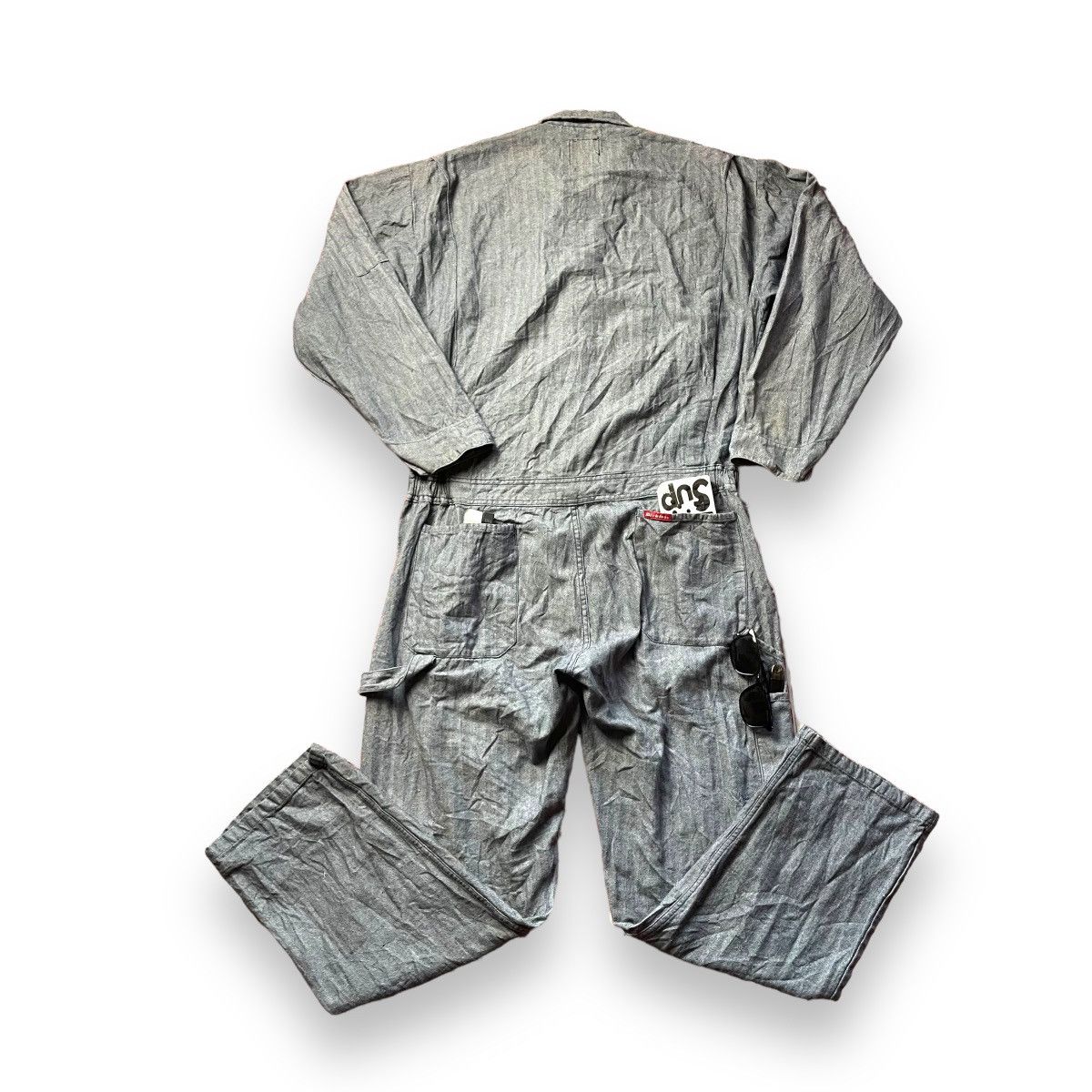 Dickies VINTAGE DICKIES DENIM COVERALL JUMPSUIT Size US 38 / EU 54 - 2 Thumbnail