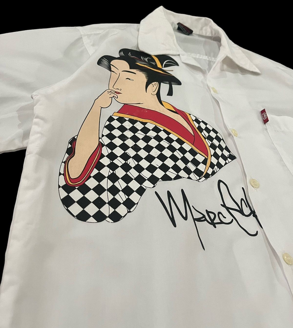 Marc Ecko A Vintage Ecko Samurai and Geisha Shirt Size US L / EU 52-54 / 3 - 3 Thumbnail