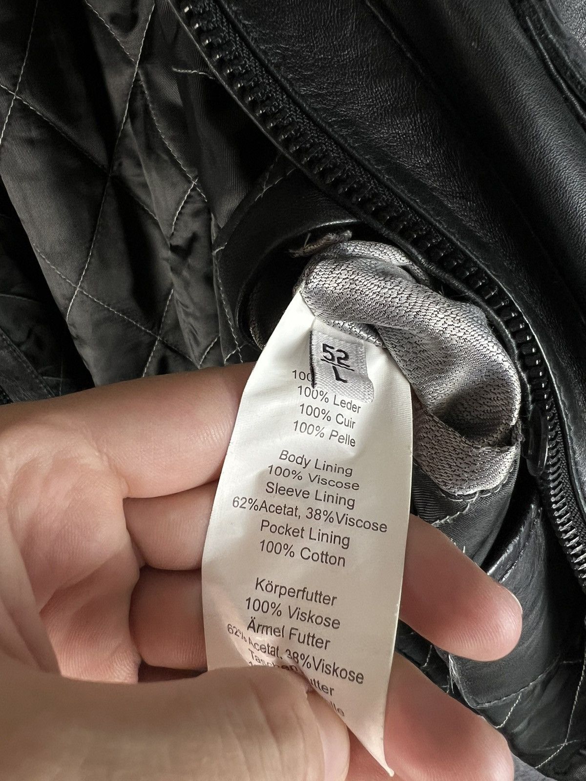 Strellson Strellson Swiss Cross Parachute Base Leather Bomber Jacket Size US L / EU 52-54 / 3 - 4 Thumbnail