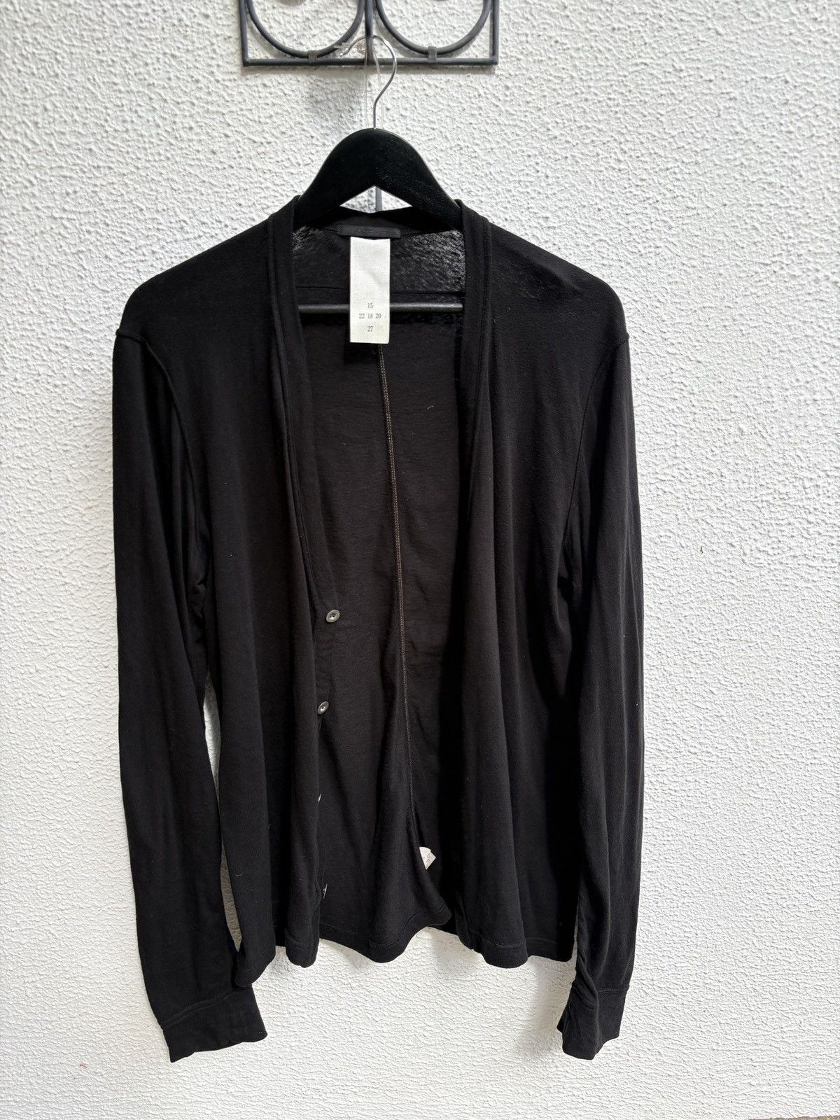The Viridi-anne The Viridi-anne Black Snap Button Cashmere Cardigan Size US XL / EU 56 / 4 - 2 Thumbnail