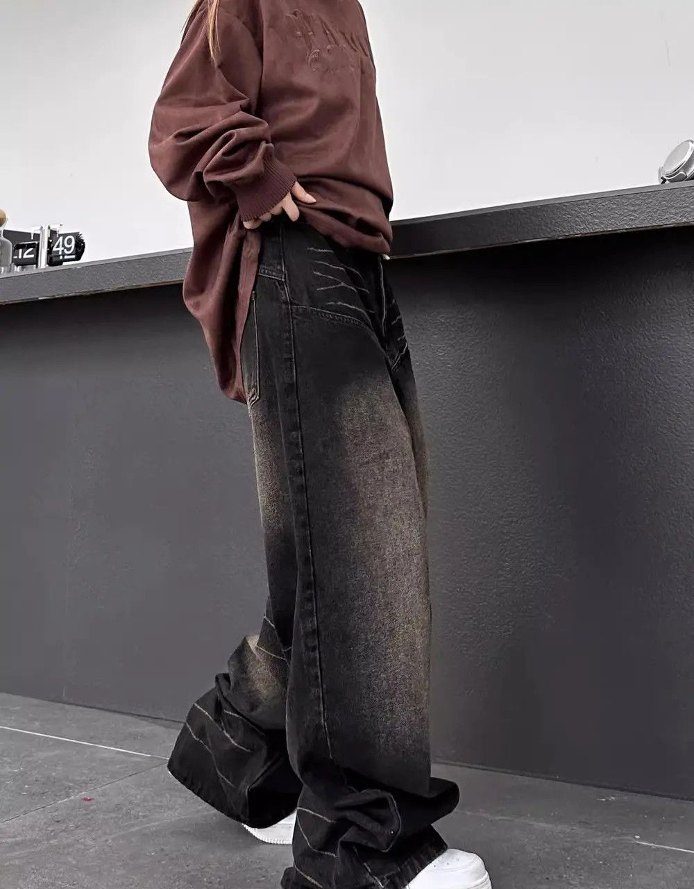 Japanese Brand × Jean Black Baggy Denim Jeans Size US 34 / EU 50 - 1 Thumbnail