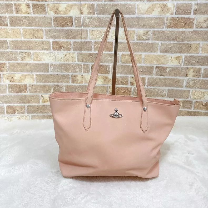 Vivienne Westwood Vivienne Westwood size os Creamy brown leather tote bag Size ONE SIZE - 1 Thumbnail