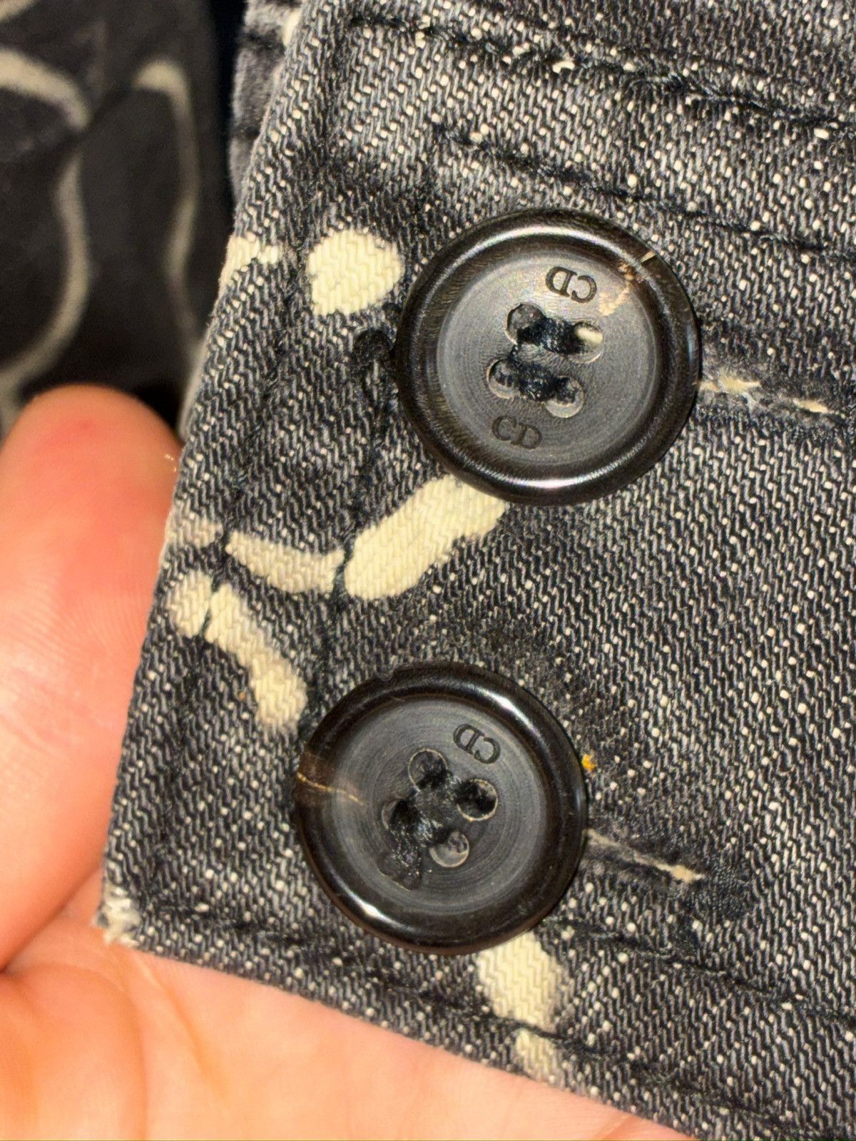 Dior Authentic Dior Custom Bleached Denim Jacket Size US S / EU 44-46 / 1 - 6 Thumbnail