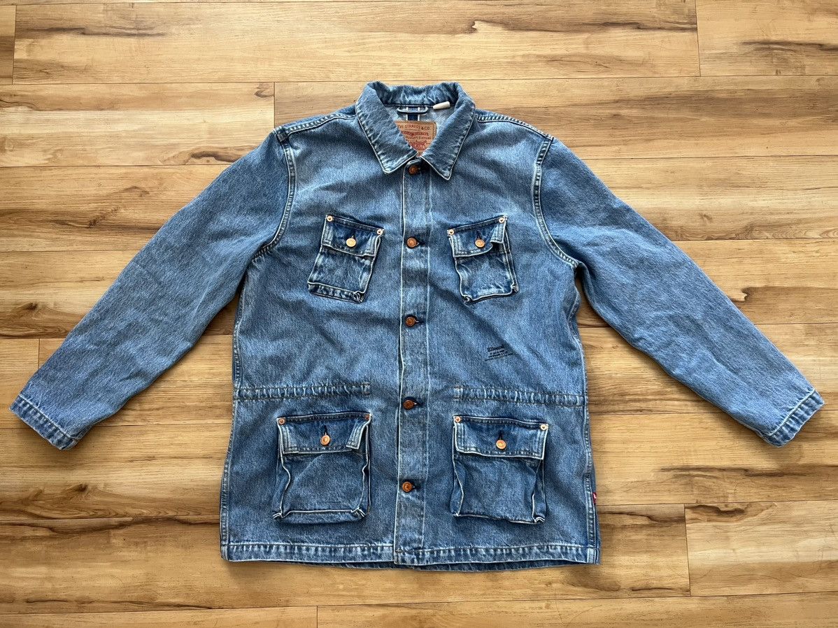 Levi's JJJJound x Levis Medium Wash Utility Jacket | Grailed