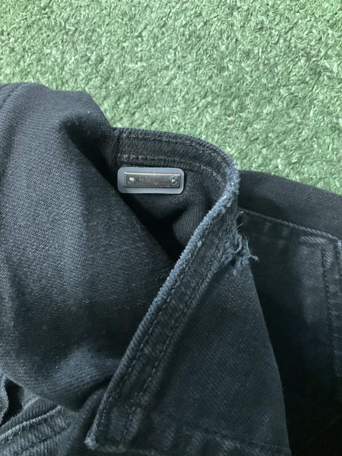 Amiri Amiri MX1 Drip Logo Black Jeans Size US 28 / EU 44 - 7 Thumbnail