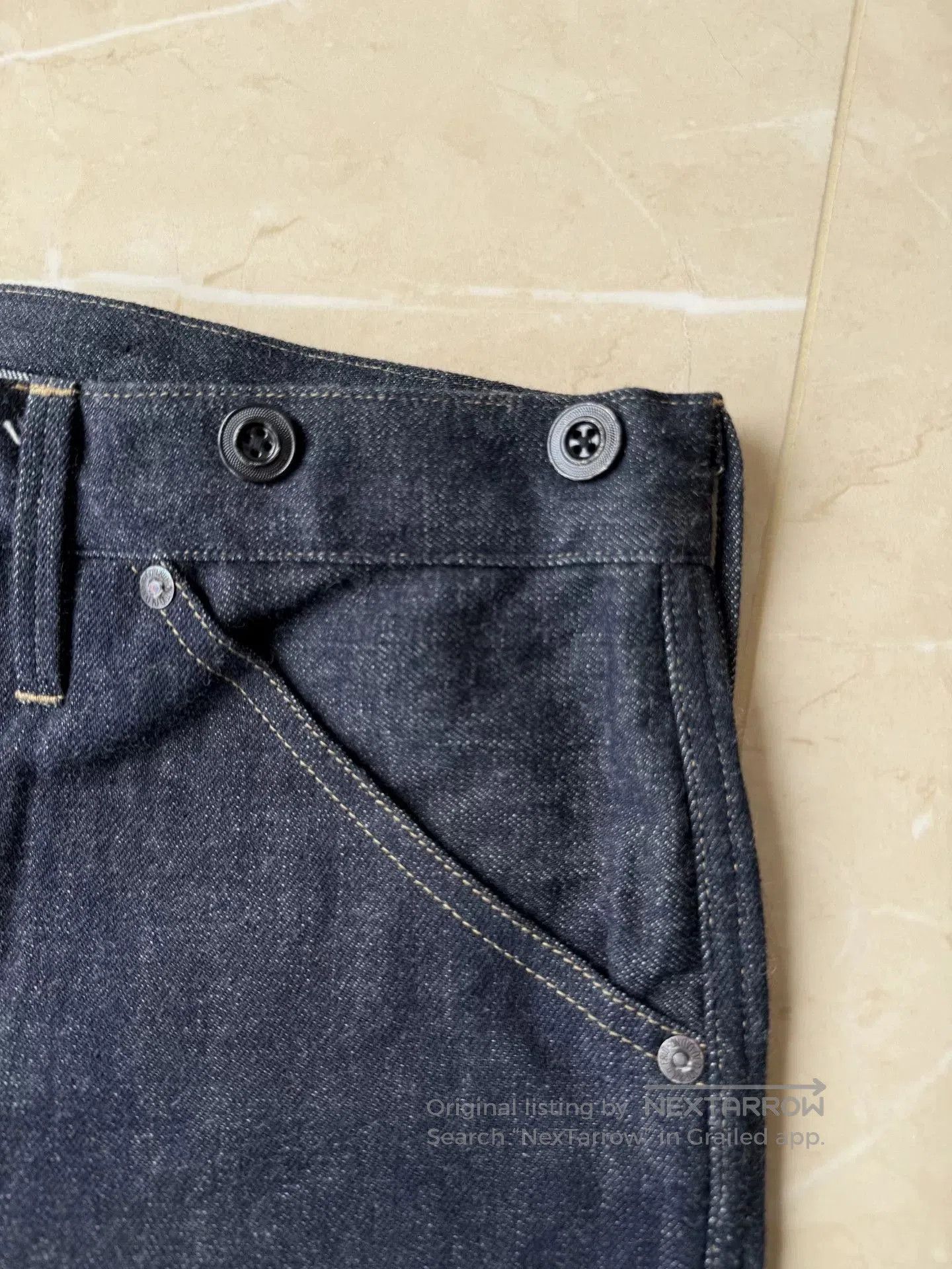 Old Joe Old Joe Selvedge Denim Work Pant. Size US 34 / EU 50 - 6 Thumbnail