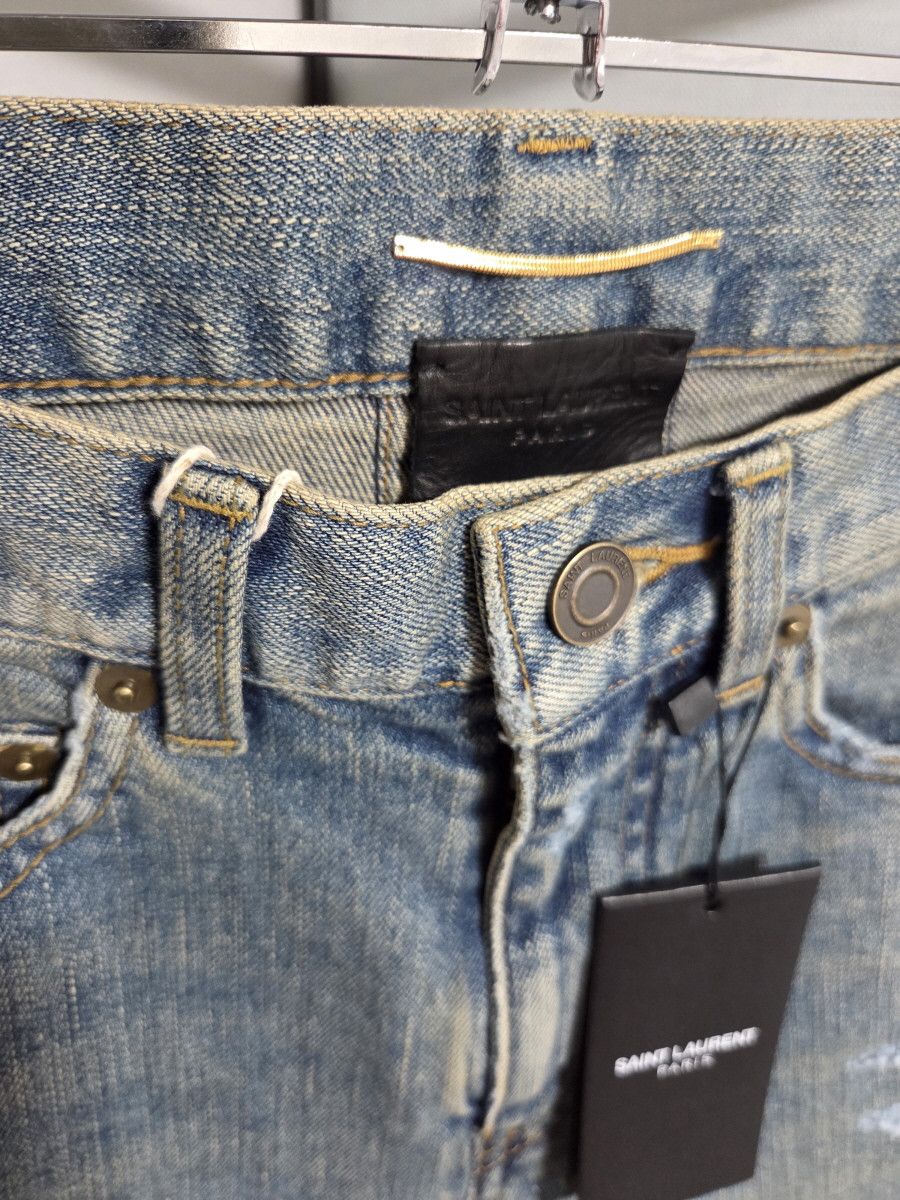 Saint Laurent Paris SAINT LAURENT skinny trash jean Size 26" / US 2 / IT 38 - 3 Thumbnail