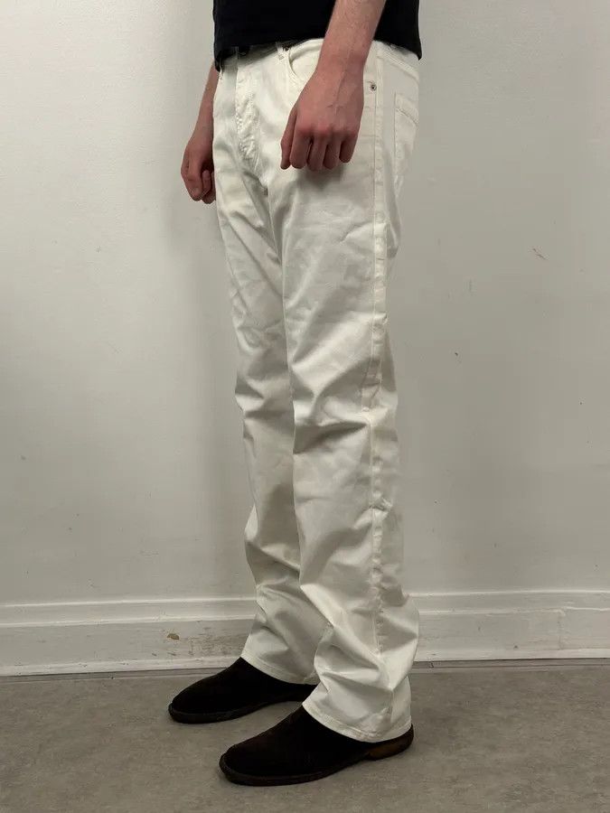 Gucci 2000s Gucci White Minimalist Denim Jeans Size US 32 / EU 48 - 2 Thumbnail