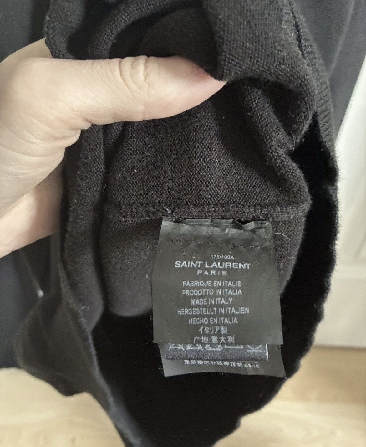 Saint Laurent Paris Saint Laurent Studded Logo Hoodie Size US L / EU 52-54 / 3 - 5 Thumbnail