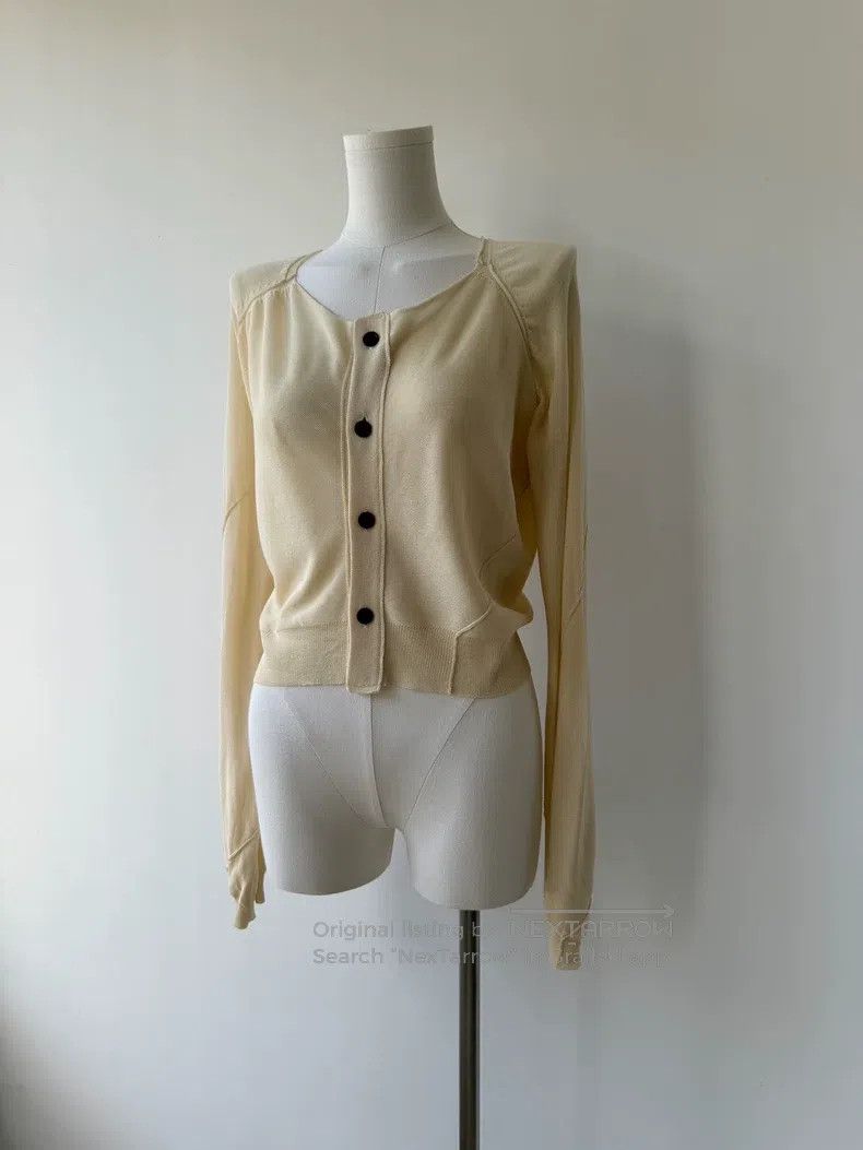 Yohji Yamamoto Yohji Yamamoto 07 SS Cut Stitch Knit Cardigan shirt Size XS / US 0-2 / IT 36-38 - 3 Thumbnail