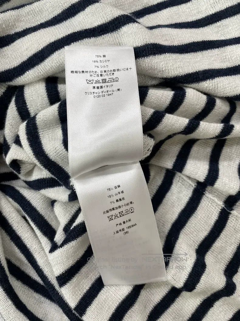 Dior 25 early autumn striped letter five-pointed star long