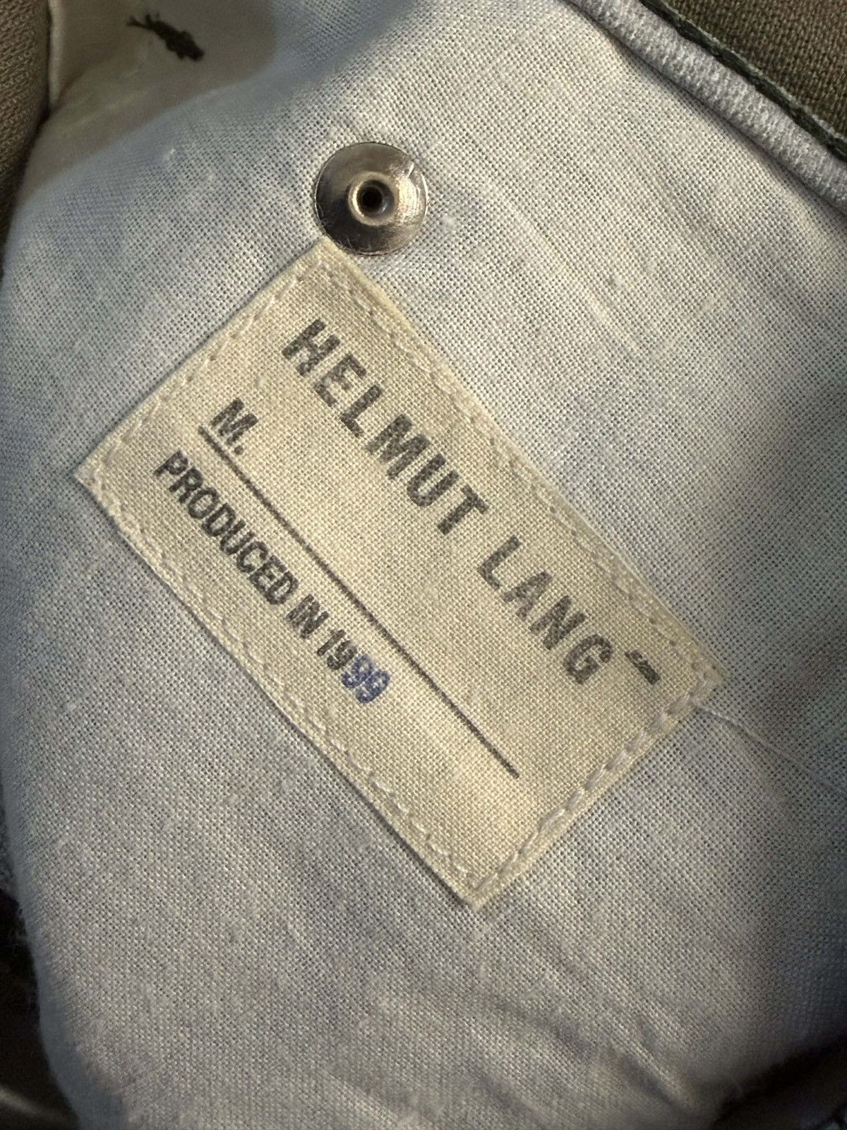 Helmut Lang Helmut Lang A/W 1999’s Olive Striped Prisoners Pants Size US 31 - 7 Thumbnail