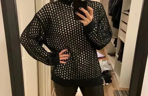 Other Hollow Out Loose Korean Style Oversize Sweater Size US XL / EU 56 / 4 - 3 Thumbnail
