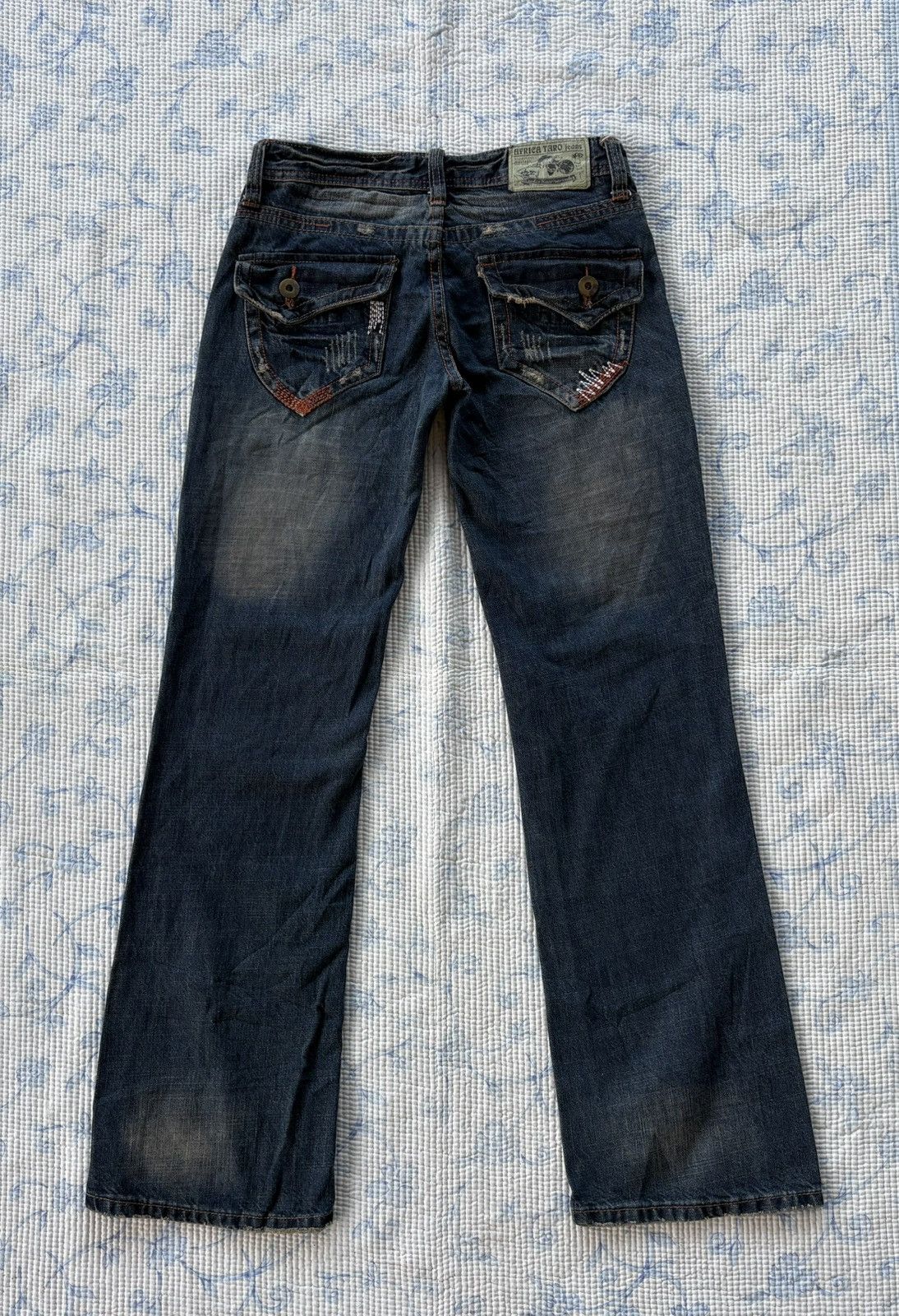 Other Africa Taro Streetwear Distressed Flared Denim Size US 30 / EU 46 - 8 Thumbnail