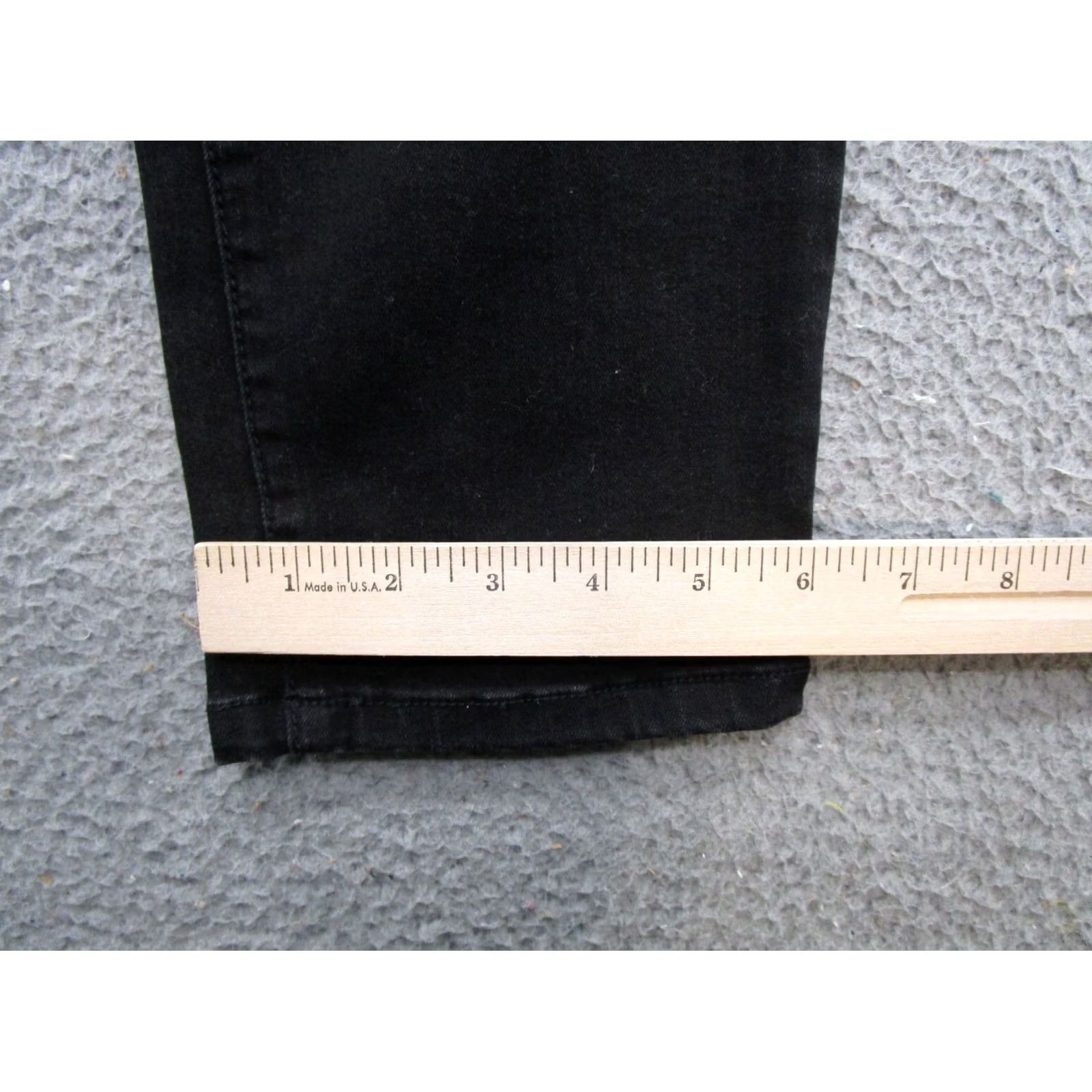 Vintage Maurices Black Stretch Denim Skinny Jeans Women's Size L Reg Denim Skinny Jeans Womens L Black Stretch Maurices Size 36" / US 14 / IT 50 - 7 Thumbnail