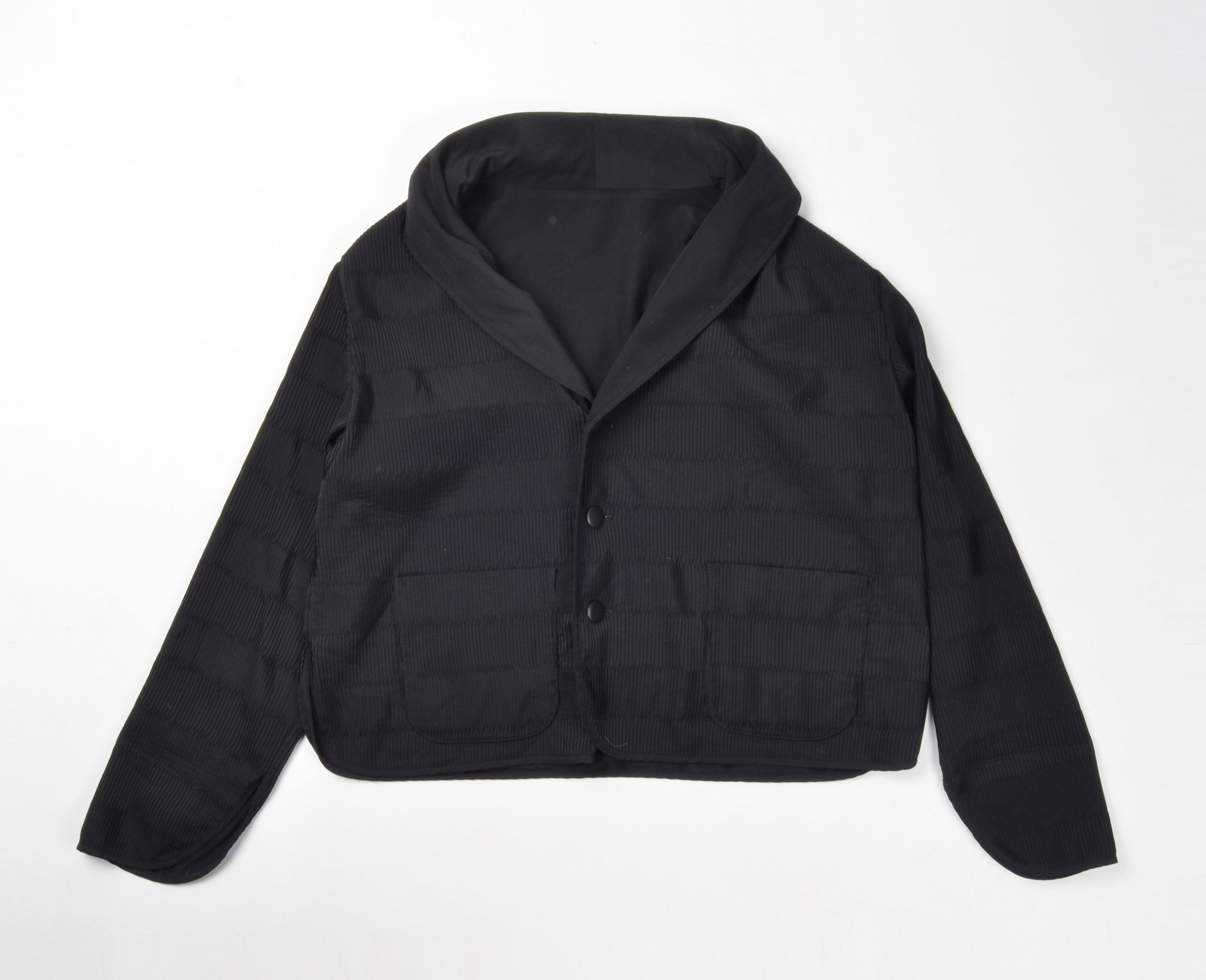 Designer × Japanese Brand Christa de Carouge Avant Garde Ribbed Pattern Blazer Size ONE SIZE - 1 Thumbnail