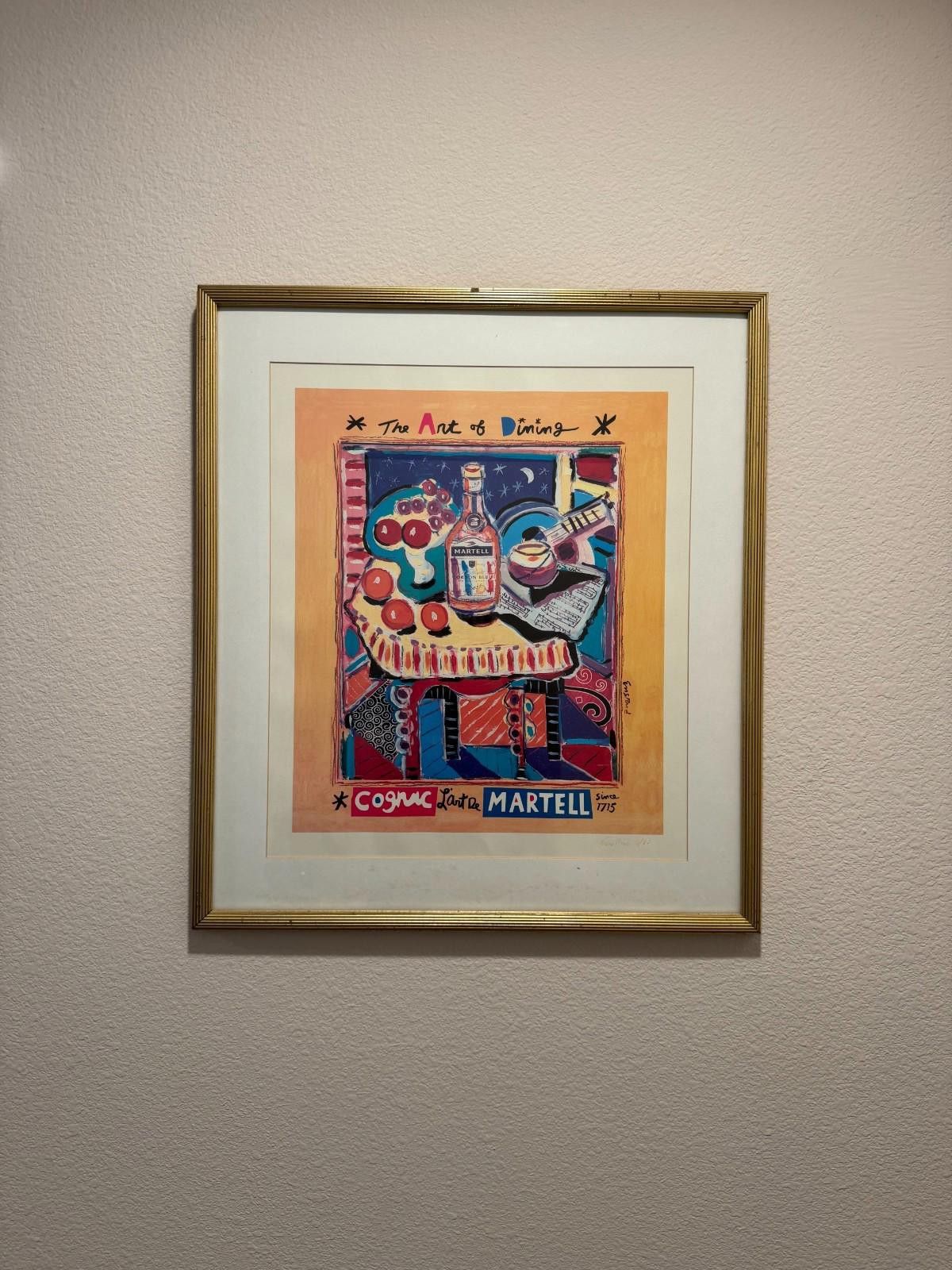 Other Vintage Wayne Ensrud Signed Serigraph The Art of Dining Mart Size ONE SIZE - 1 Thumbnail