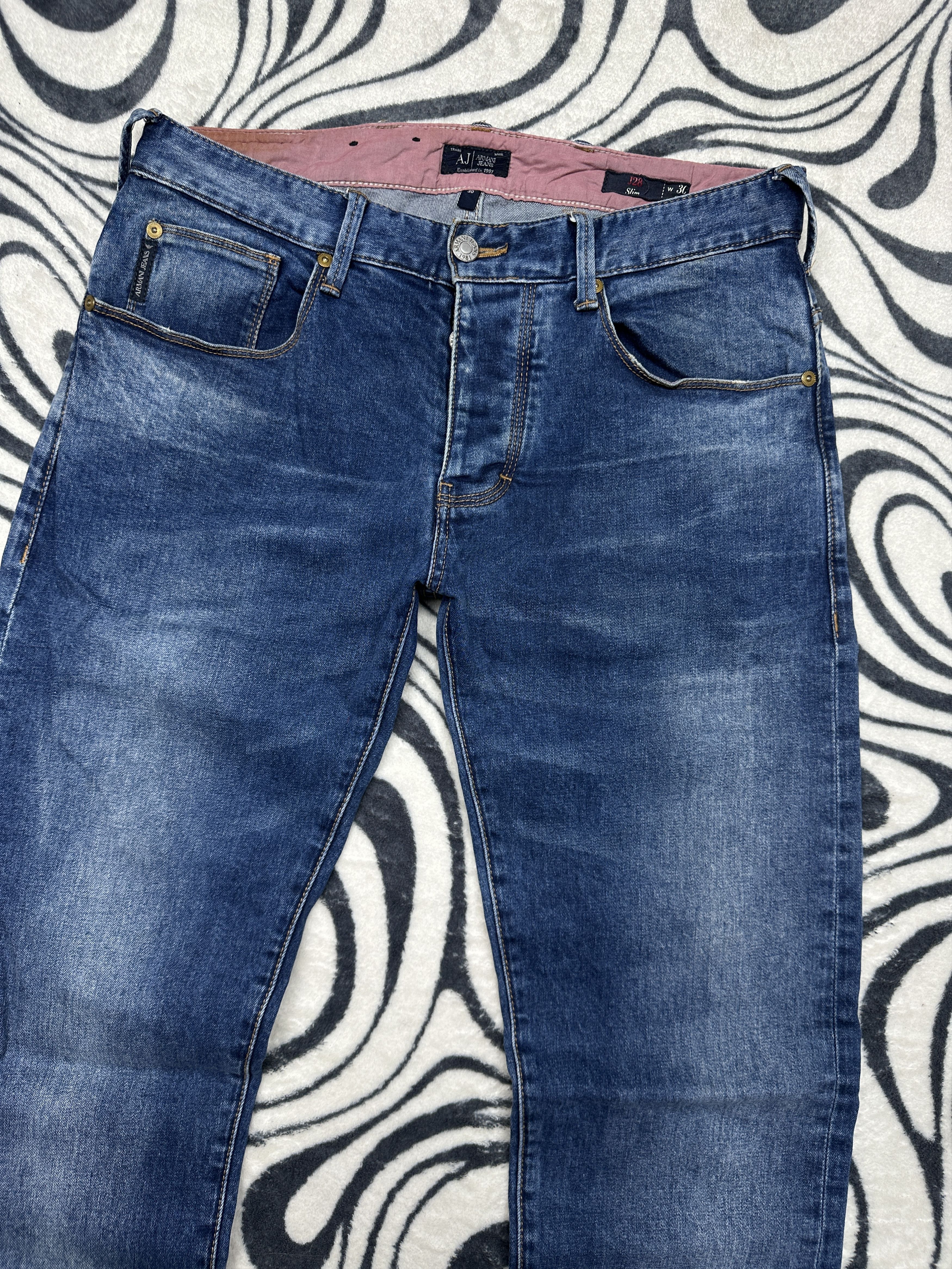 Armani Armani Jeans Vintage Mens Denim Pants Y2K Jeans Size US 30 / EU 46 - 4 Thumbnail