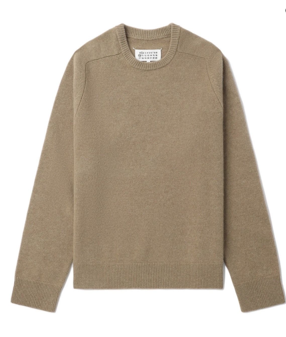 Maison Margiela Beige Wool Sweater