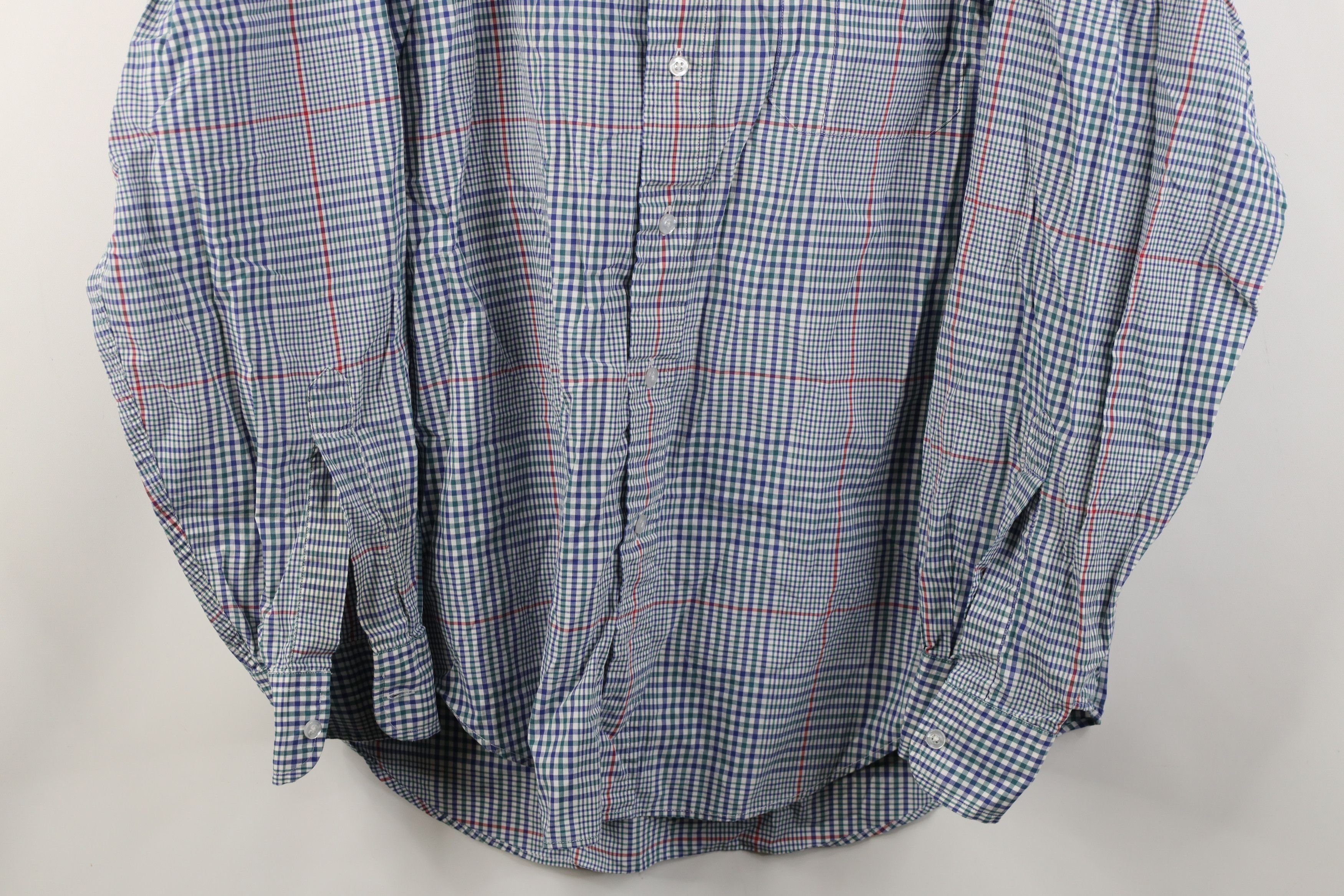 L.L. Bean Vintage 80s 90s LL Bean Button Down Shirt Plaid Cotton Size US L / EU 52-54 / 3 - 3 Thumbnail