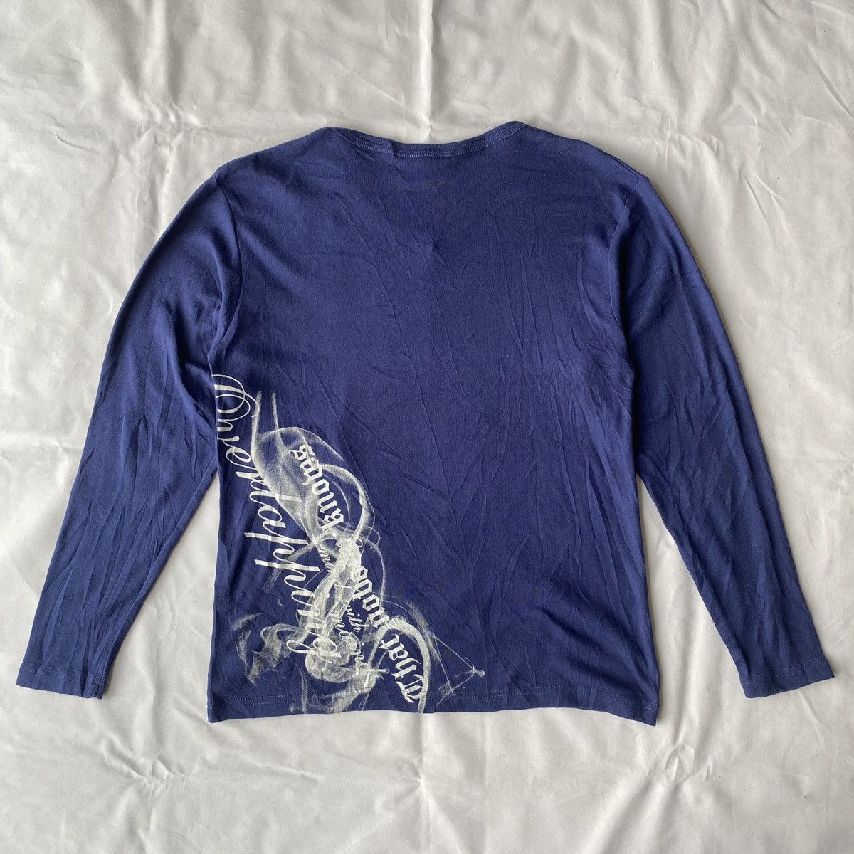 Hysteric Glamour × If Six Was Nine × Japanese Brand Japanese Vintage Poem Smoke Punk Style Long Sleeve Size US L / EU 52-54 / 3 - 13 Thumbnail