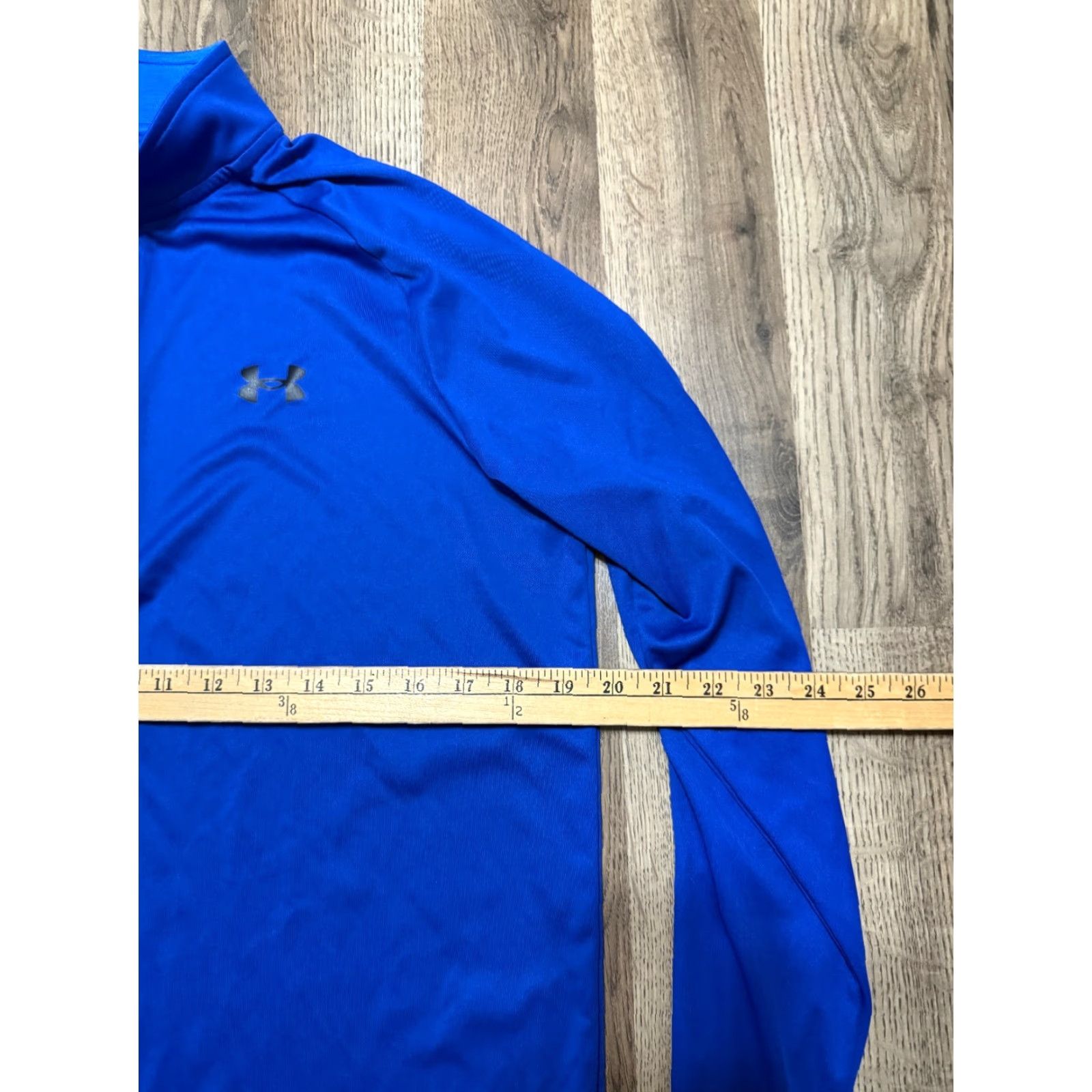 Under Armour Under Armour Shirt Mens Large Blue Long Sleeve 1/4 Zip Pullover Athletic Wear Size US L / EU 52-54 / 3 - 6 Thumbnail