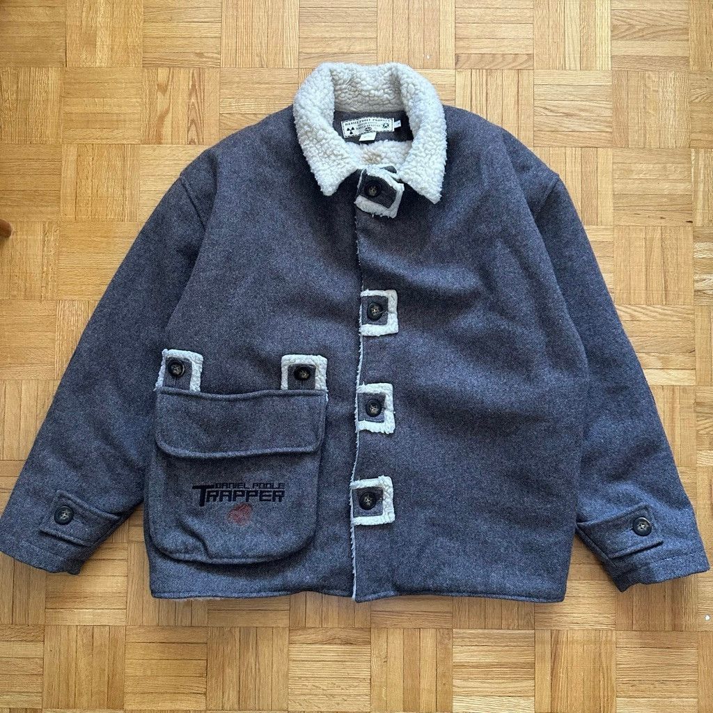 Vintage Vintage Daniel Poole Trapper Wool Sherpa Jacket Rave Jacket Size US XL / EU 56 / 4 - 1 Thumbnail