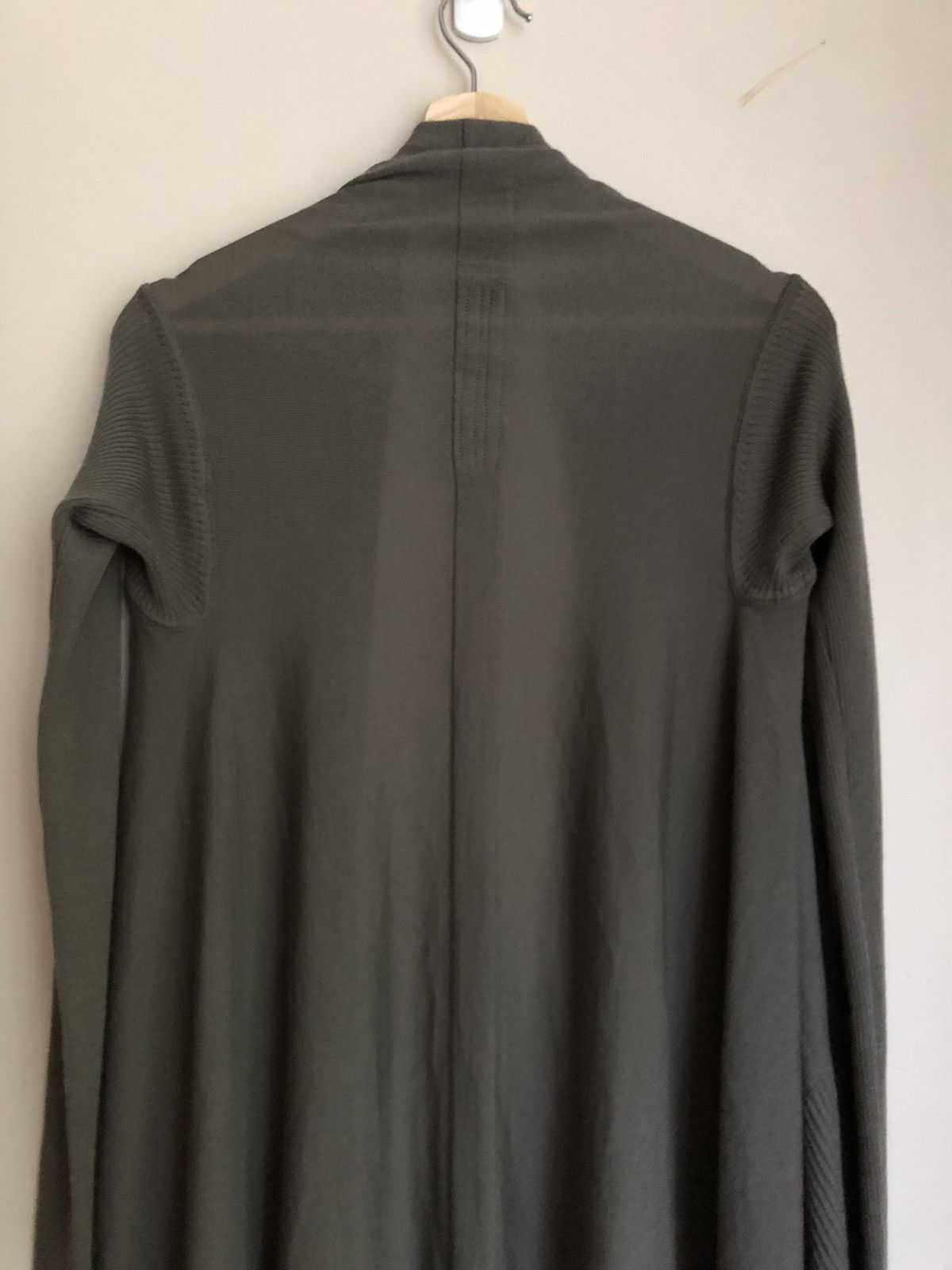 Rick Owens Phlegethon SS21 Long Draped Wool Cardigan | Grailed