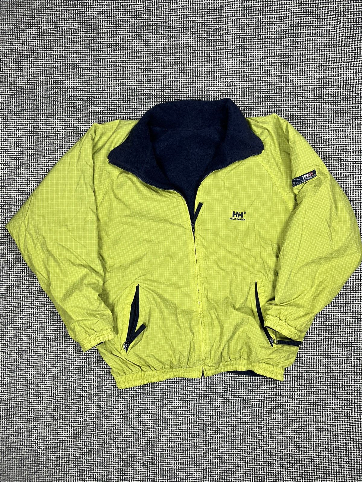Helly Hansen × Vintage vintage 90s reversible Helly Hansen fleece jacket y2k rave Size US L / EU 52-54 / 3 - 4 Thumbnail