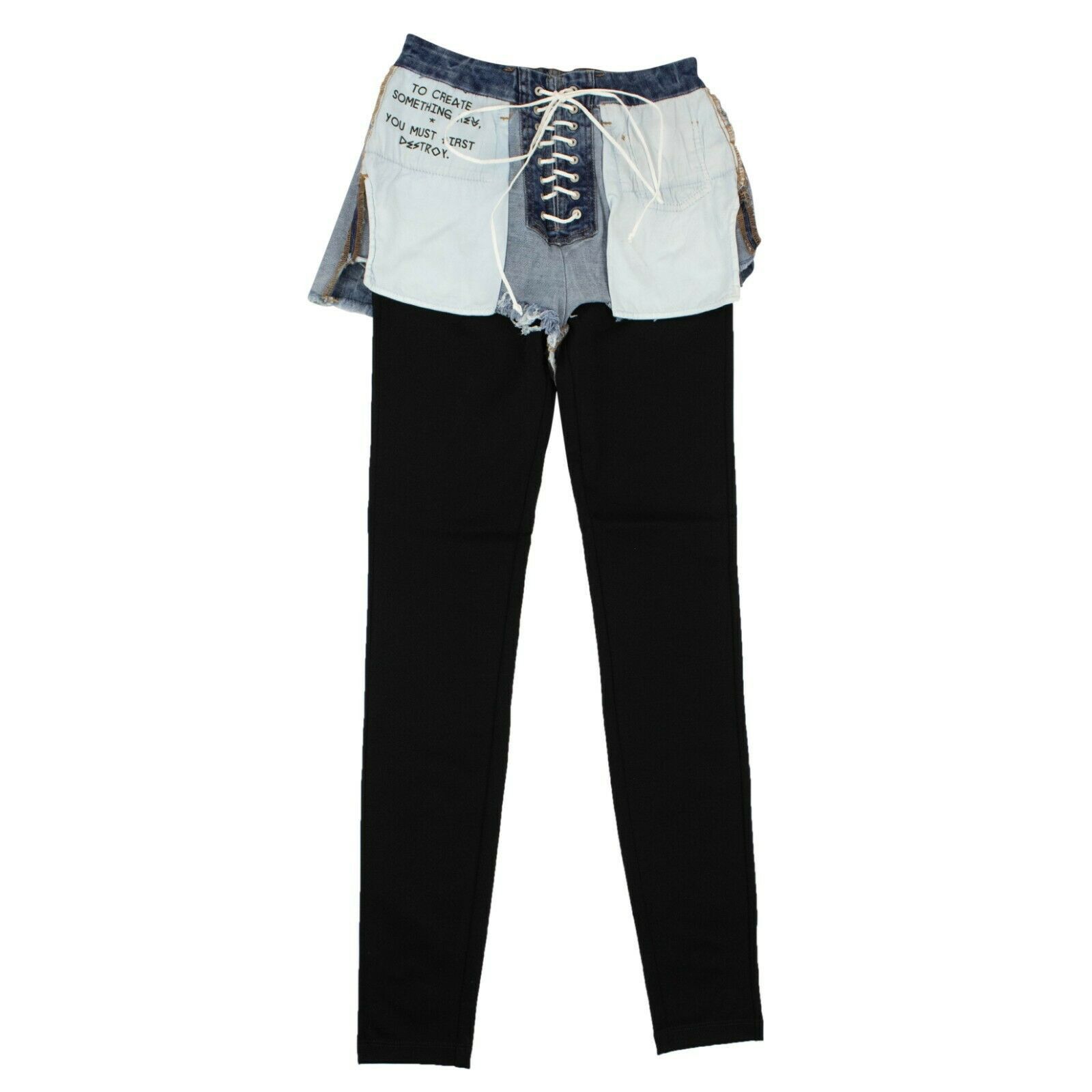 image of Unravel Project Denim Deconstructed Pants Size 26, Women's