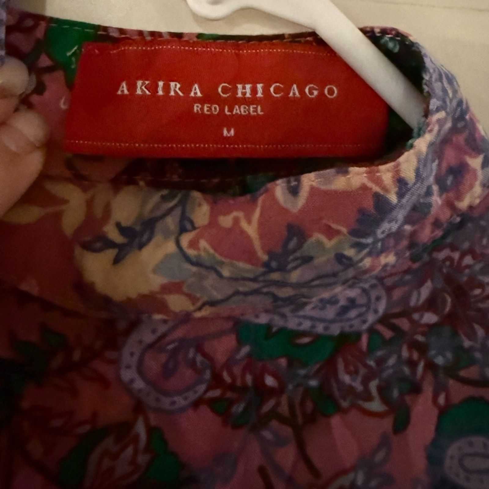 Anthropologie Anthropologie Akira Patchwork Floral Rayon Dress Size M Boho Size M / US 6-8 / IT 42-44 - 4 Thumbnail