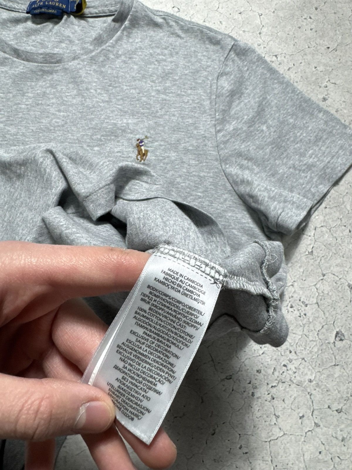 Polo Ralph Lauren Polo Ralph Lauren Gray Shirt PRL Vintage Size US M / EU 48-50 / 2 - 6 Thumbnail