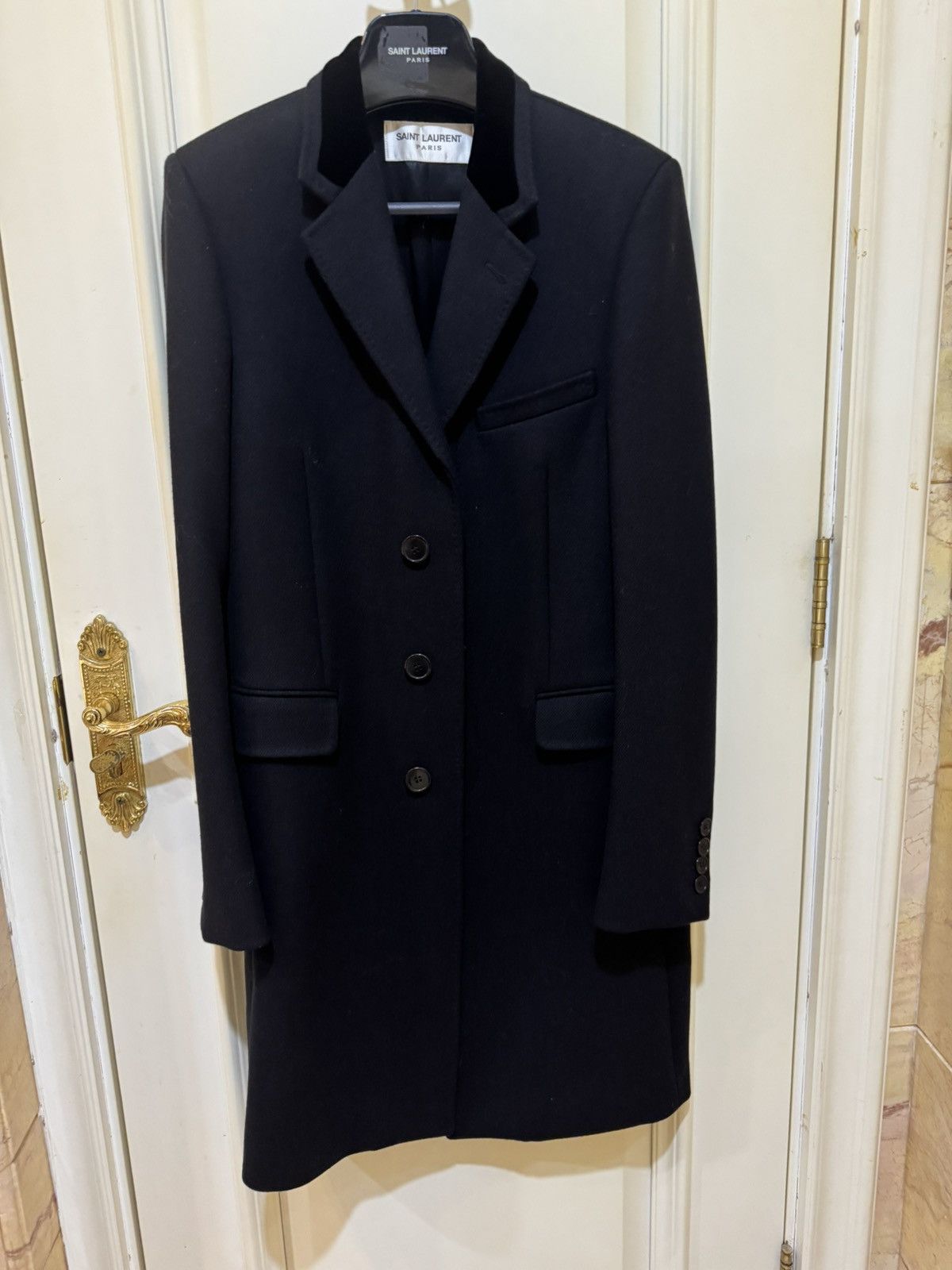 Saint Laurent Paris FW15 runway chestfield coat Sz46 Size US S / EU 44-46 / 1 - 1 Thumbnail