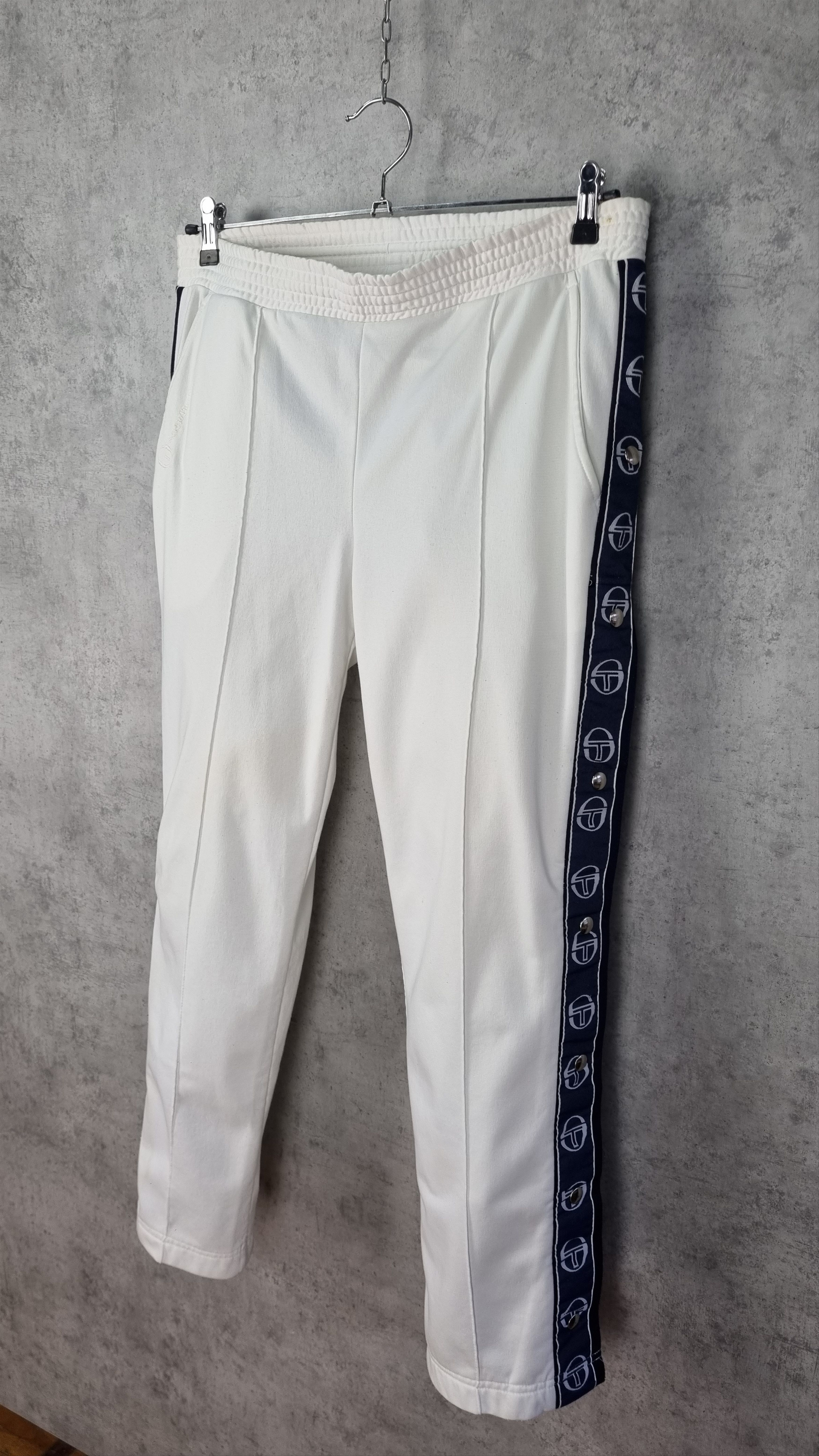 Sergio Tacchini × Vintage Sergio Tacchini Popper Italian Gardenia Tracksuit Pant Size US 36 / EU 52 - 10 Thumbnail
