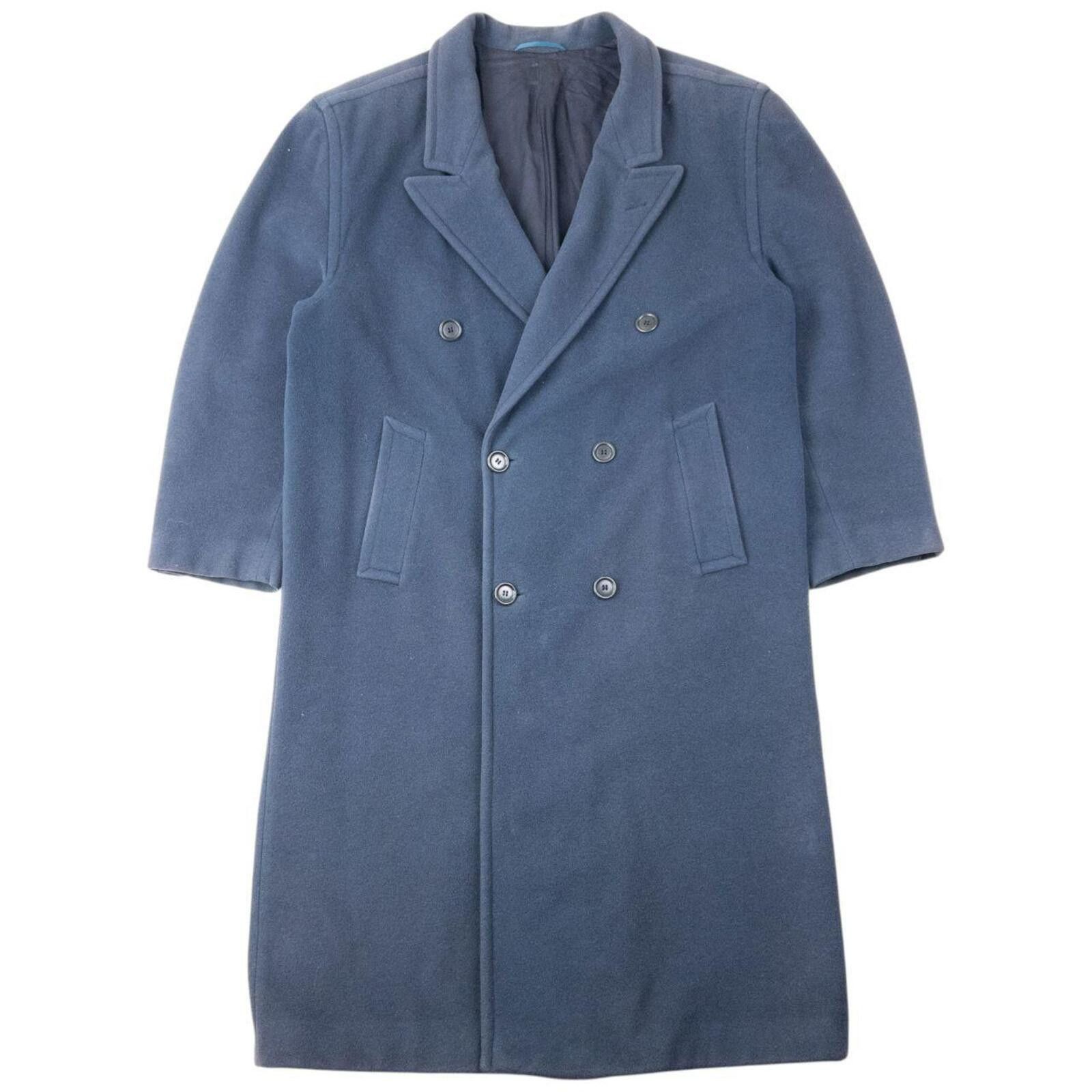Hugo Boss Vintage 90s Hugo Boss Longline Wool Button Up Jacket Size XL Size US XL / EU 56 / 4 - 1 Thumbnail